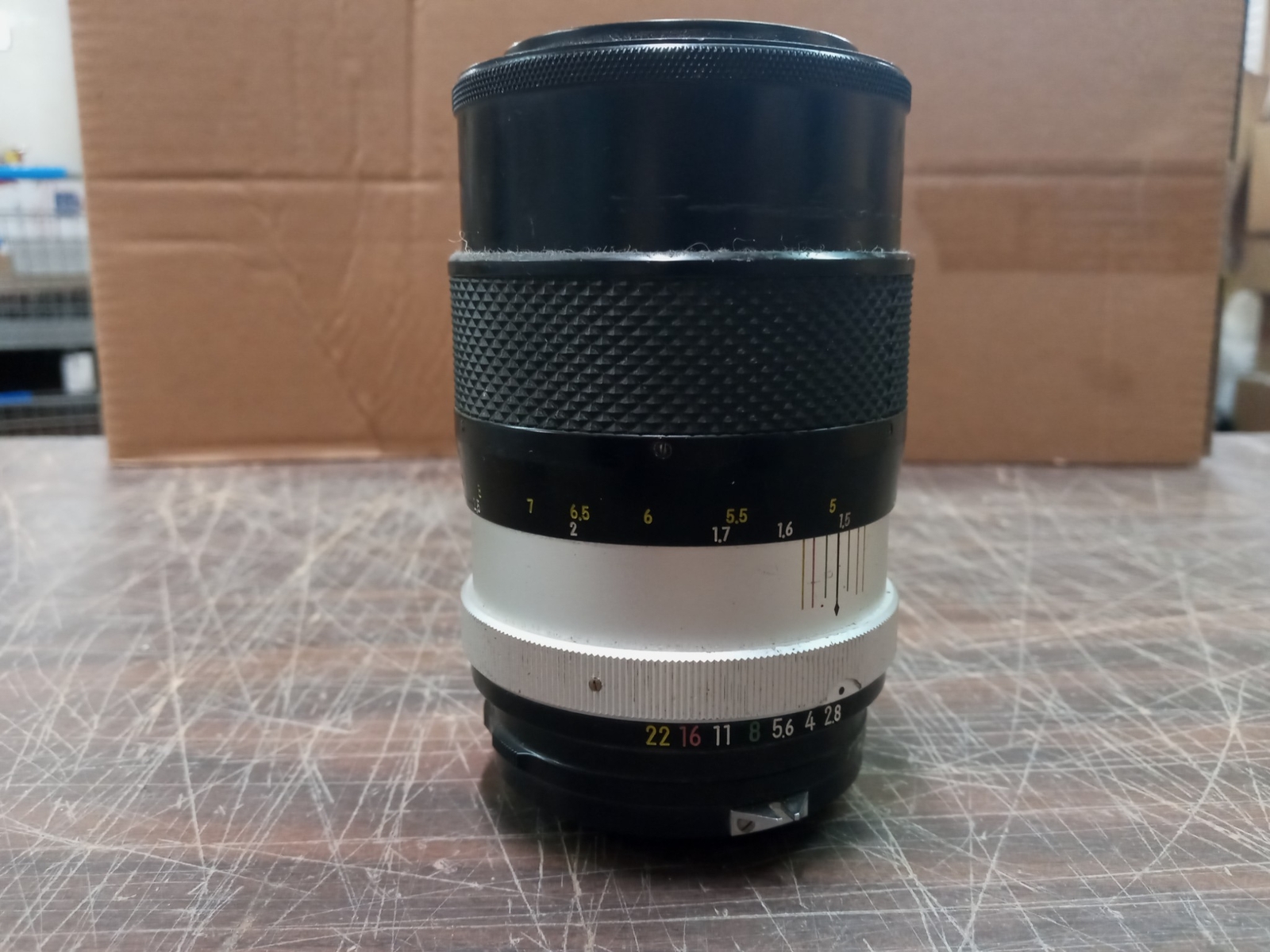 Vtg Nikon Nikkor-Q Nippon Kogaku Auto 1:2.8 f=135mm Lens & Skylight 1A Hoya 52