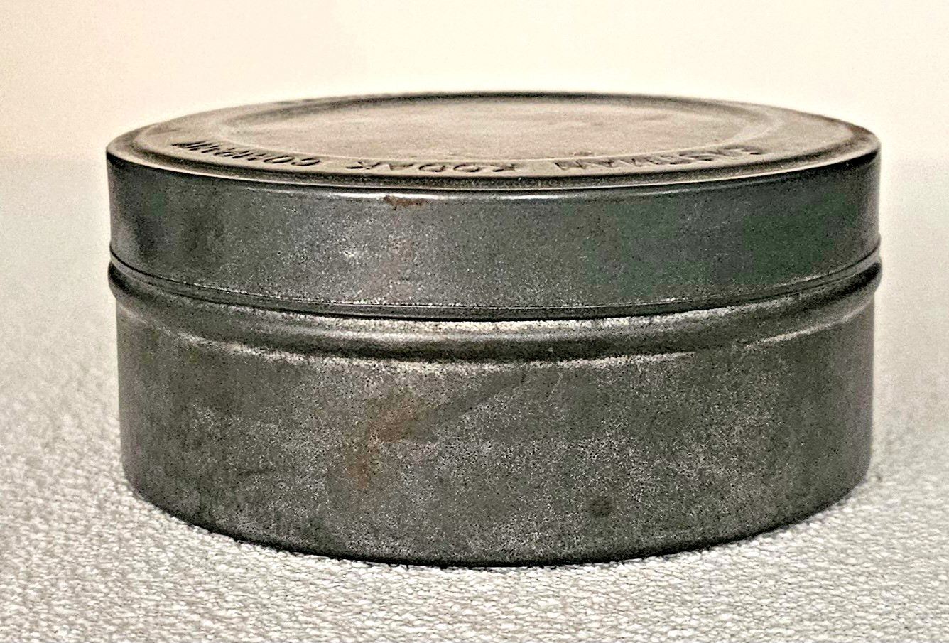 Vintage Eastman Kodak Company 35mm Film Canister / Tin – 4″ Diameter