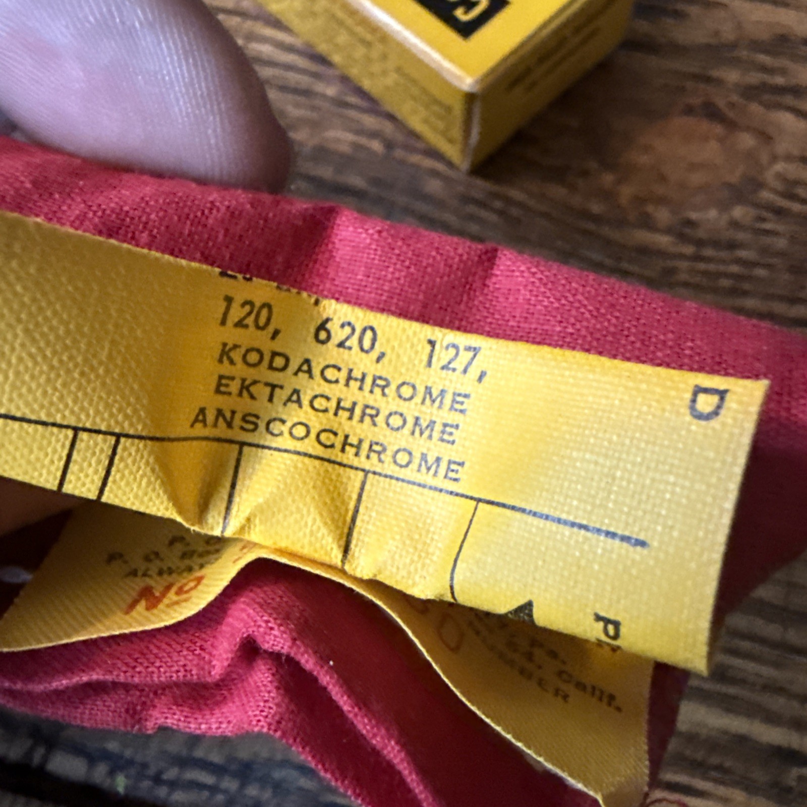 Vintage 1950s Kodachrome Film Box Pre Paid Shipping Label Mailer & Bag NOS
