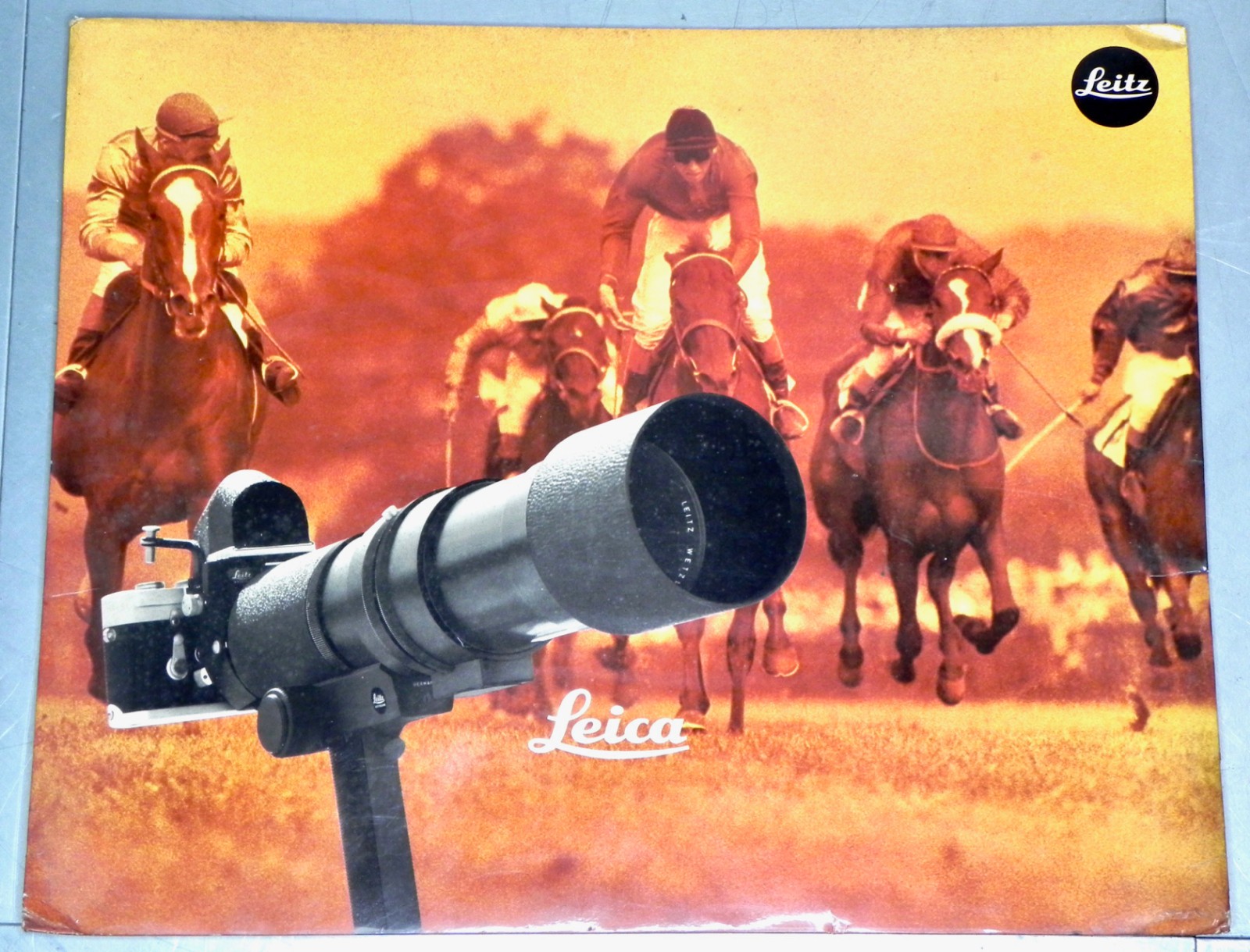 Vintage Leica Store Mounted Art Print Display