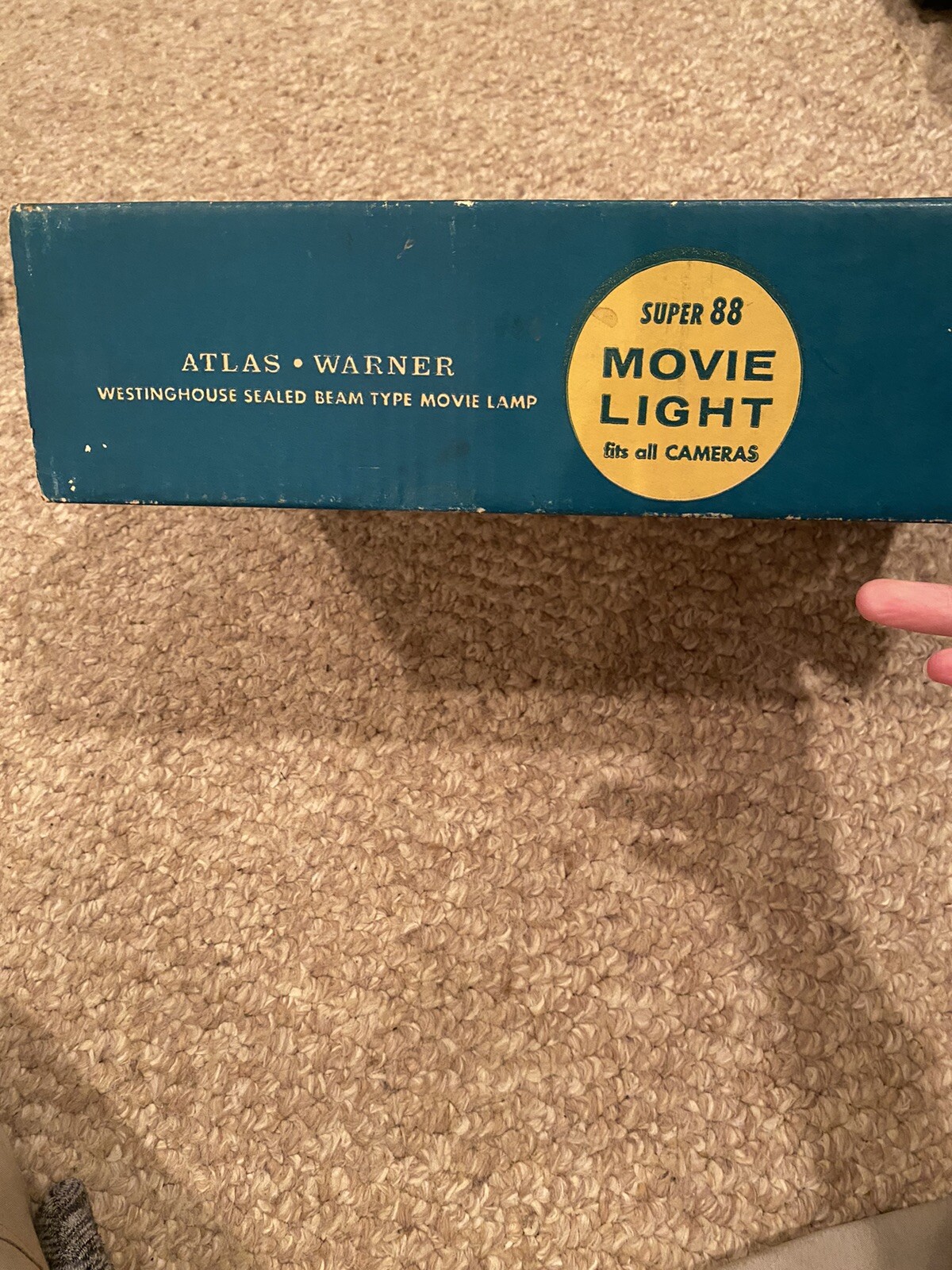 Super 88 Movie Light – With Box Atlas Warner