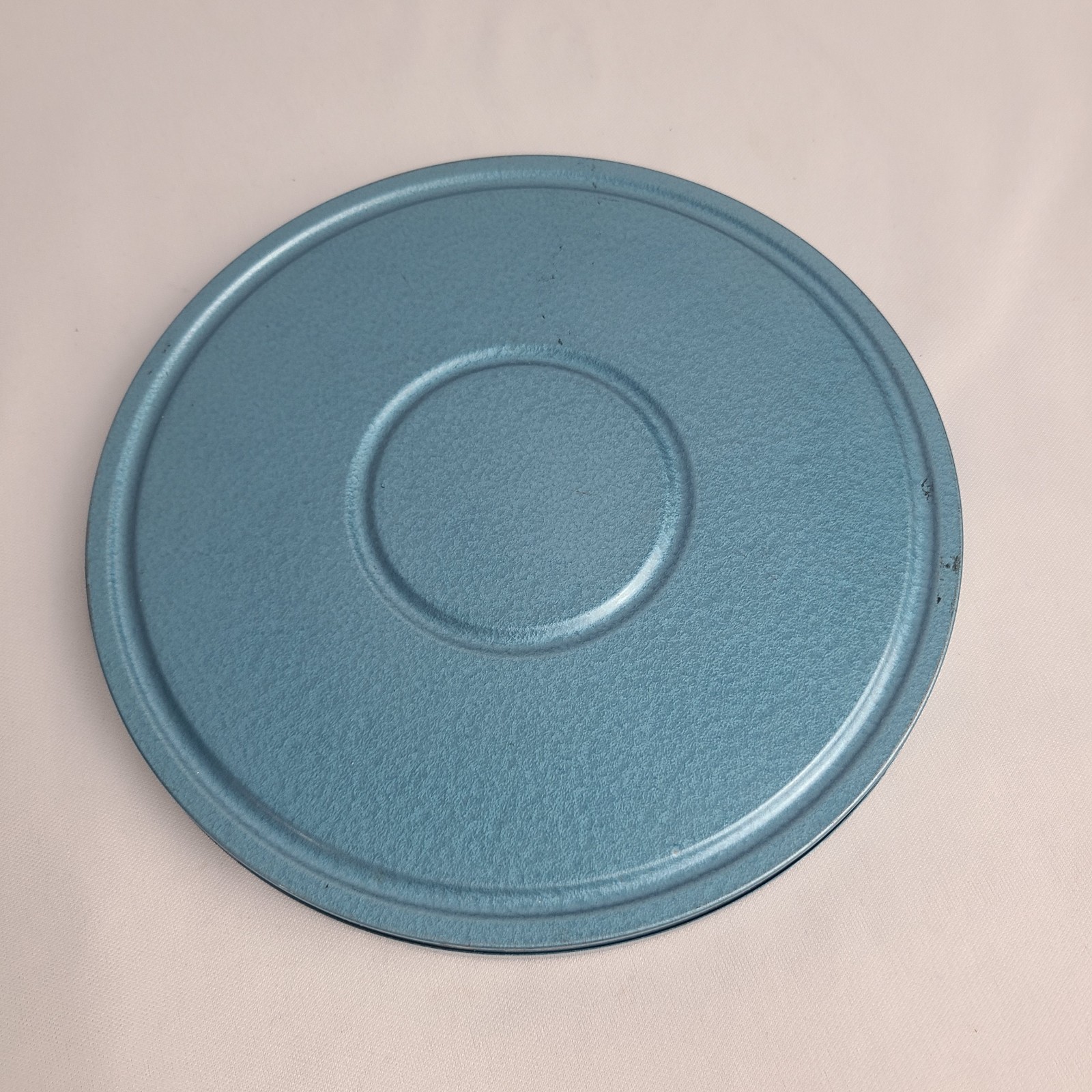 Compco Corp 8mm Film Reel in Metal Cannister Can Case Light Blue Vintage Movie