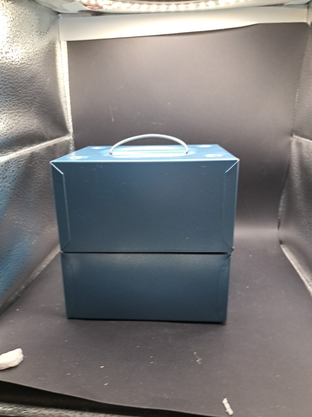 Vintage Kmart Metal Reel Storage Film Case Box Regular 8 Auto Take Up Reels
