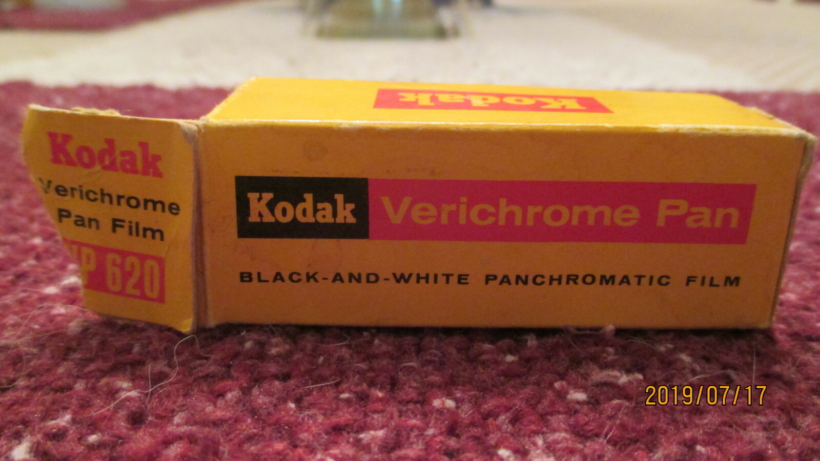 Vintage Kodak Verichrome Pan VP-620 B&W Film Exp. 6-63