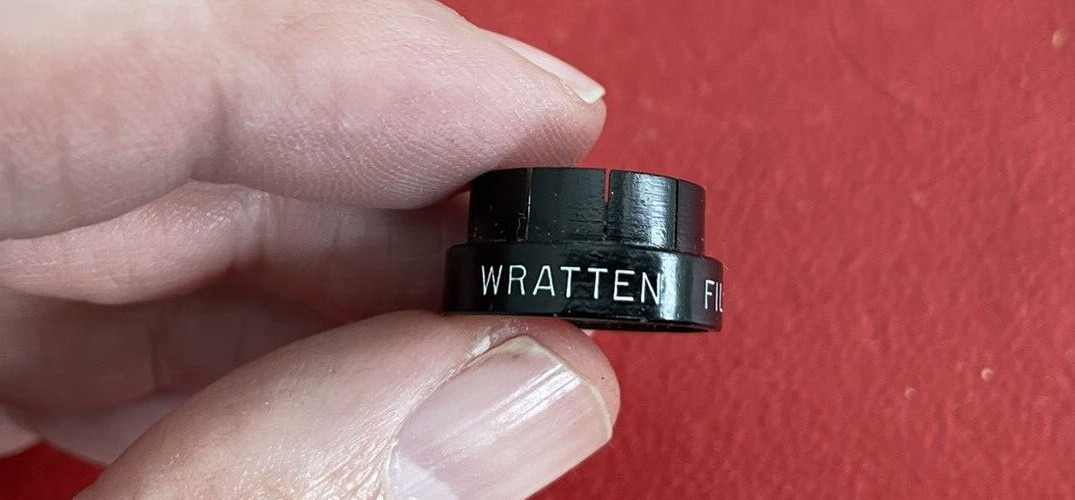 Vintage EASTMAN KODAK CO Wratten Filter A Z Mount w/ Box & Brochure RED