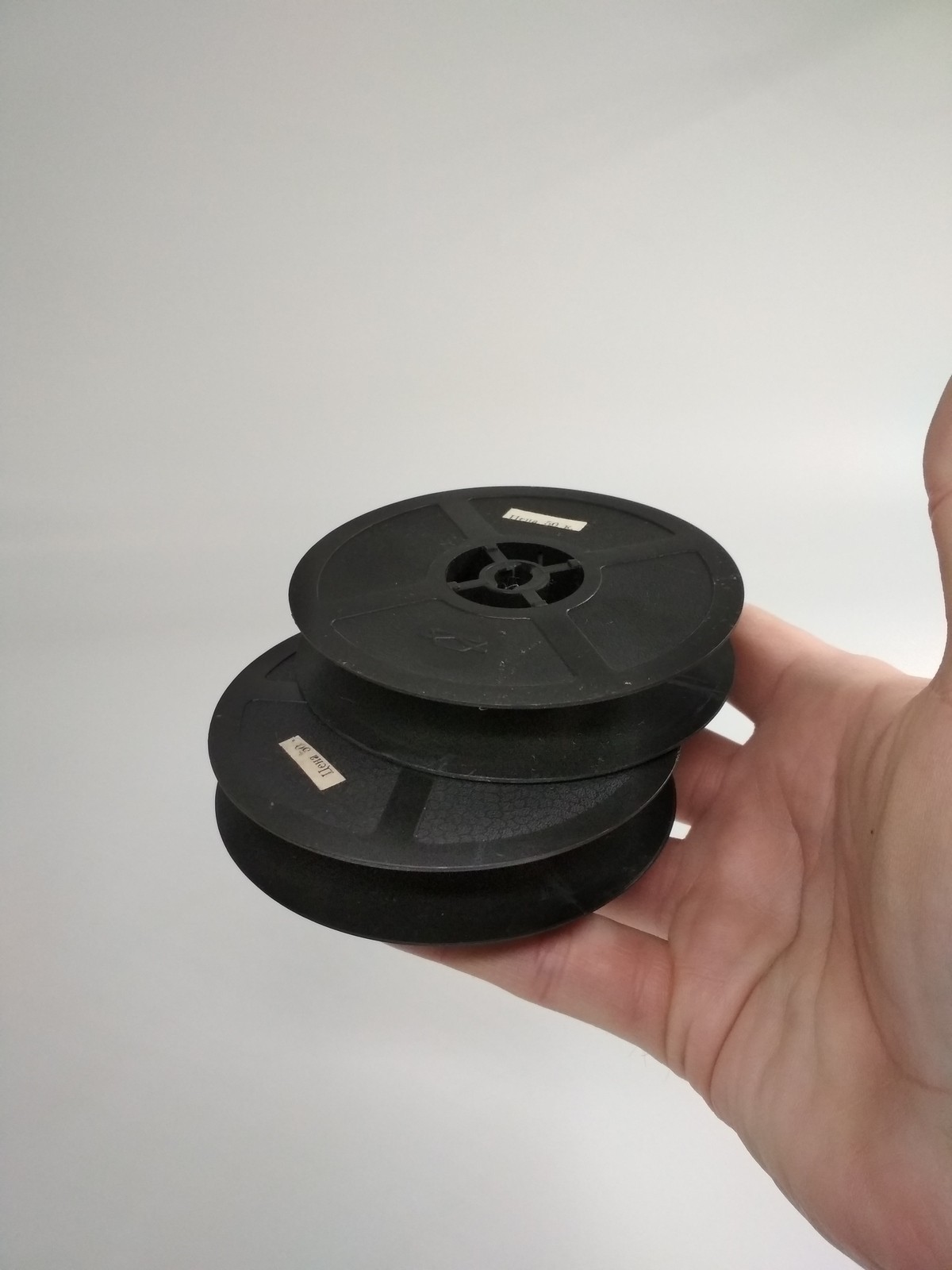 Reloadable reels for 16mm movie film, for Soviet cinema camera Kiev 16U, *1122
