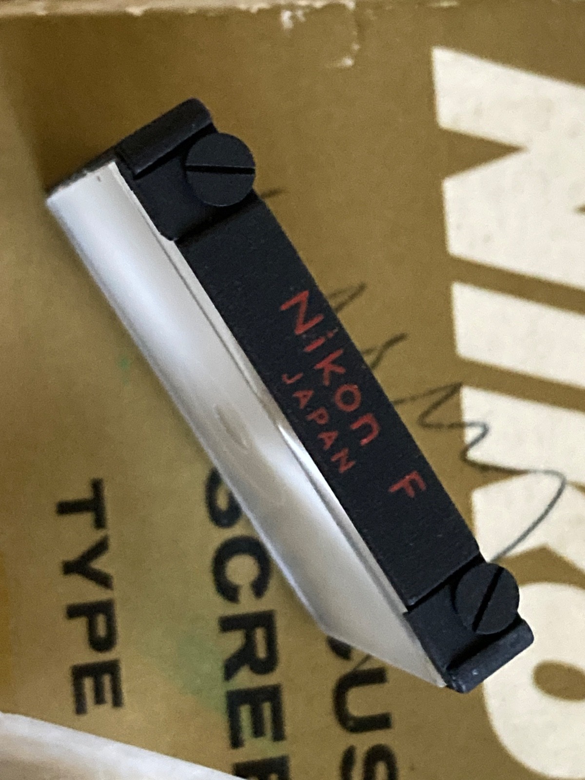 Nikon F Focussing Screen With Box, Nice! This is Model J.