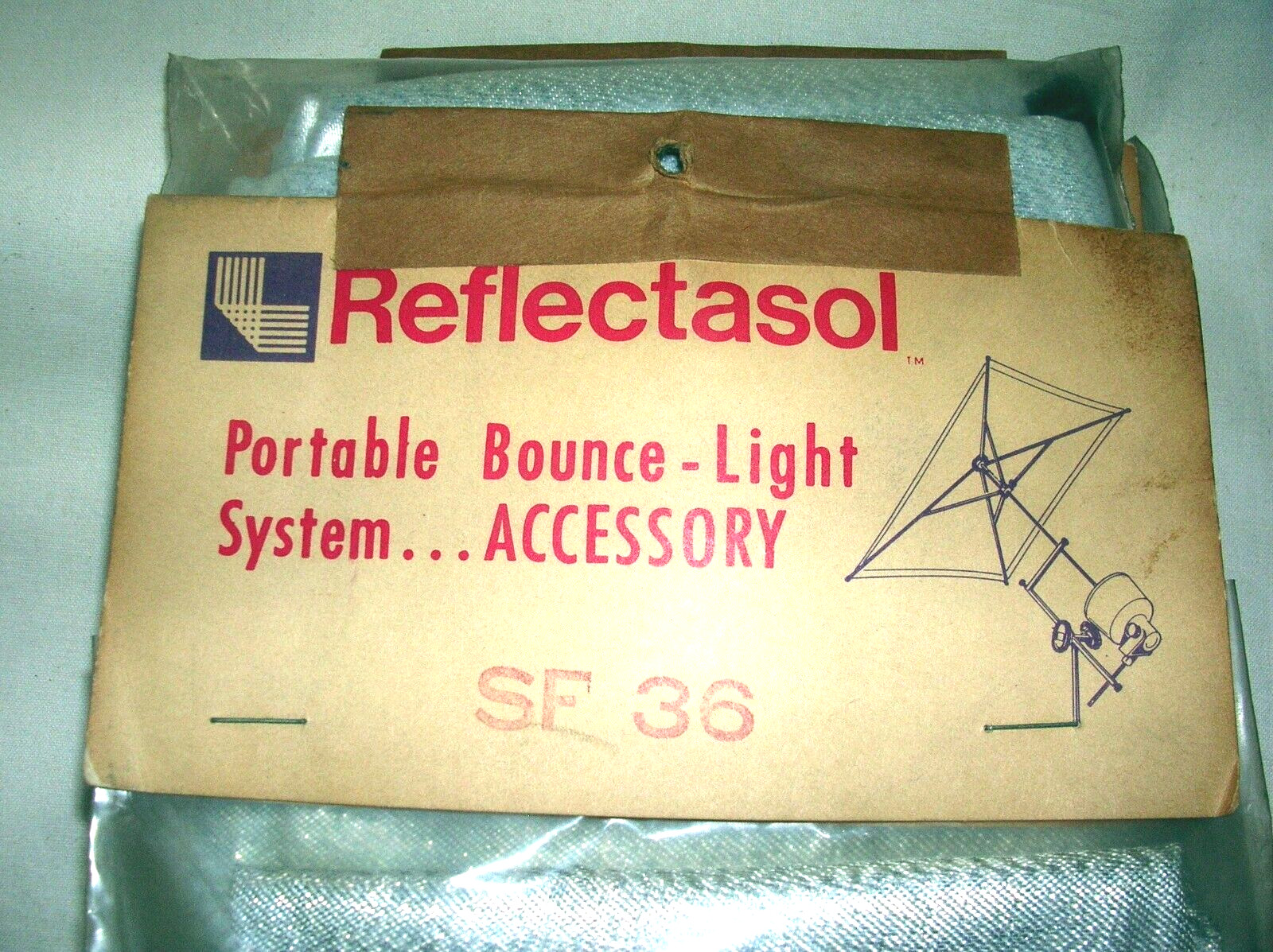 3 Vintage Reflectasol Replacement Umbrellas,36″ Silver, New Old Stock