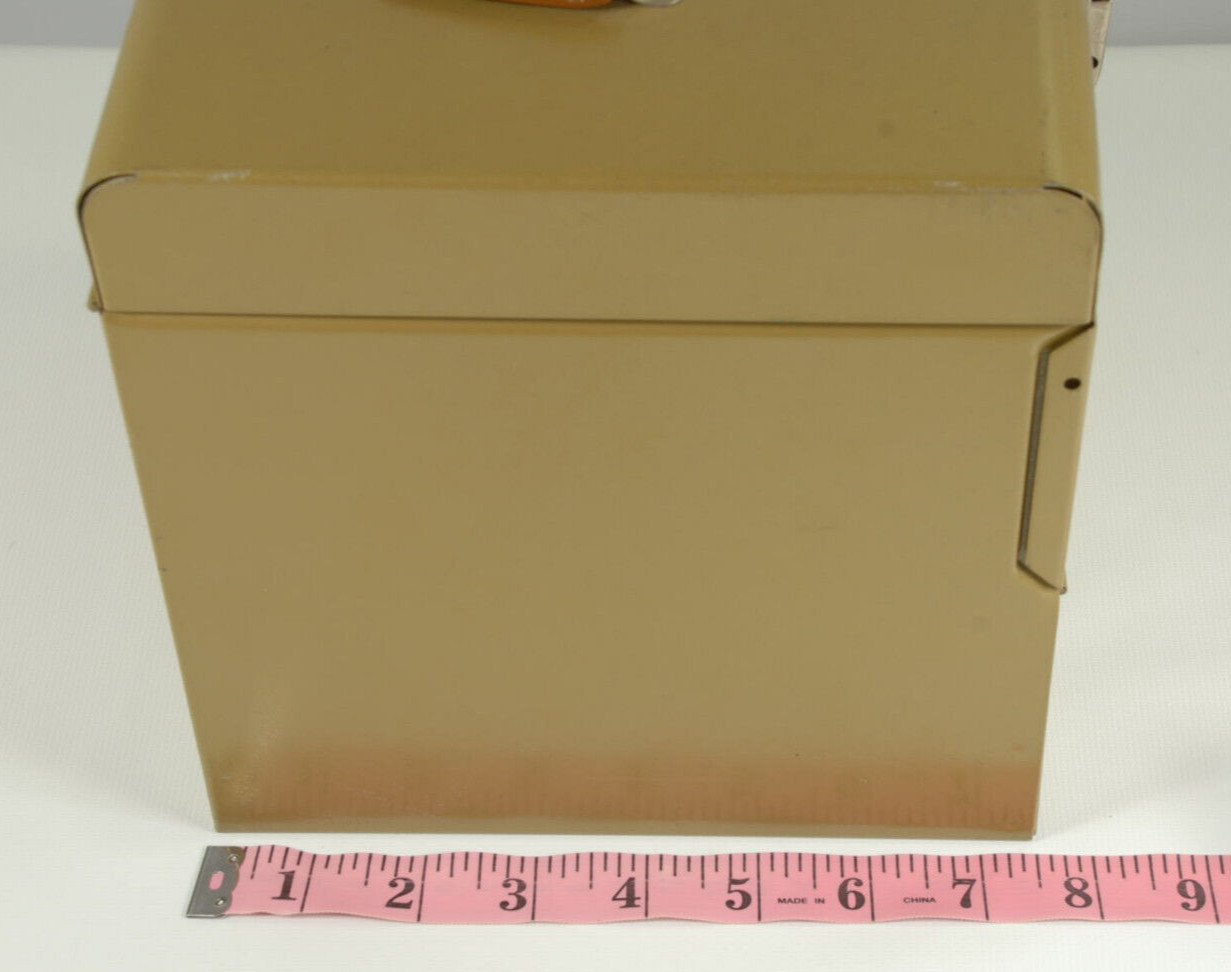 Vintage Logan 8 mm Metal Reel Chest Case Holds 12 – 400’ Reels & Cans