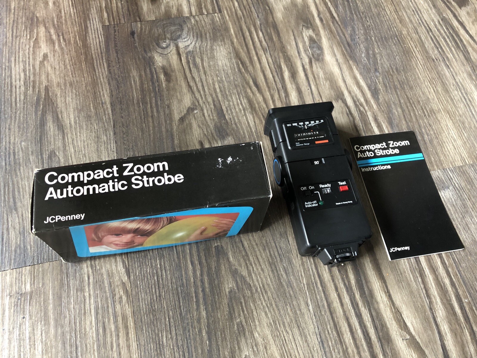 JCPenney Compact Zoom Auto Strobe 918-2908 Made In Hong Kong New With Box