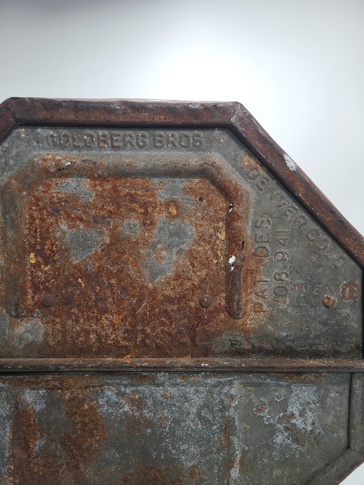 Vintage Goldberg Bros. Metal Two-Reel 35mm Movie Film Transport Case