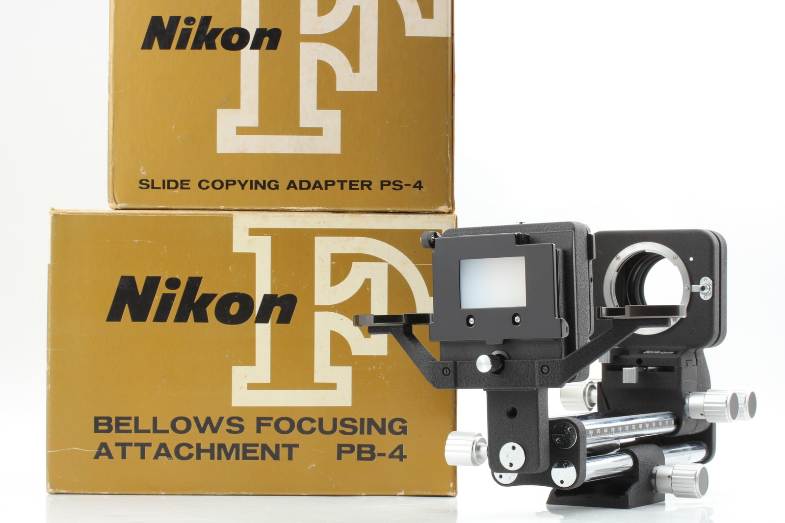 [Near MINT w/Box] Nikon PB-4 PS-4 Bellows Focusing attachment Adapter From JAPAN