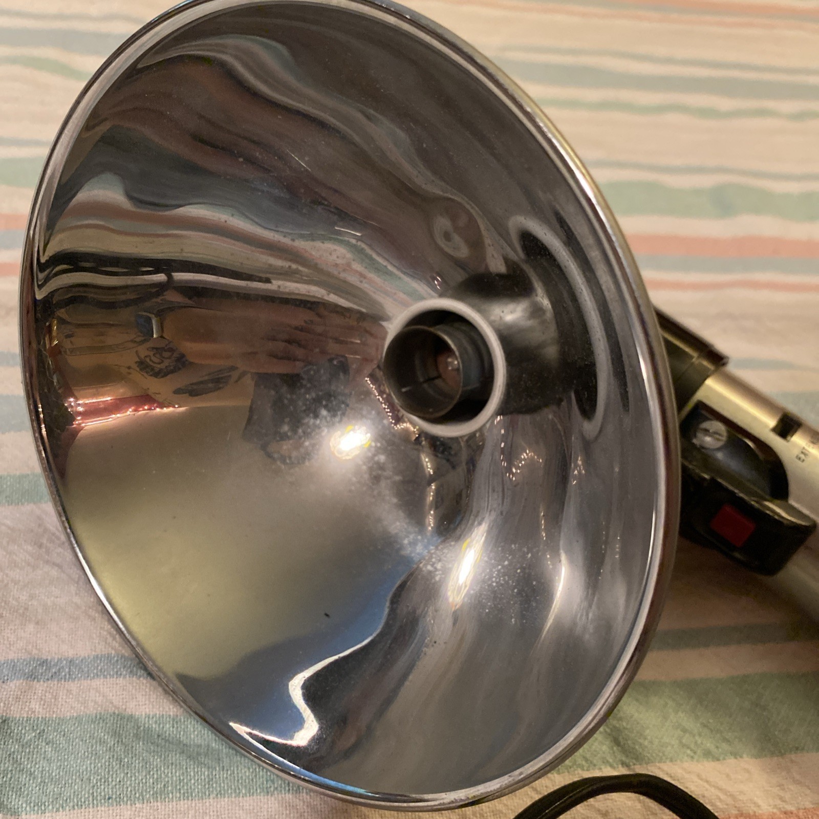Vintage Graflex Graflite 2773 Two Cell Flash With Reflector Rare Star Wars