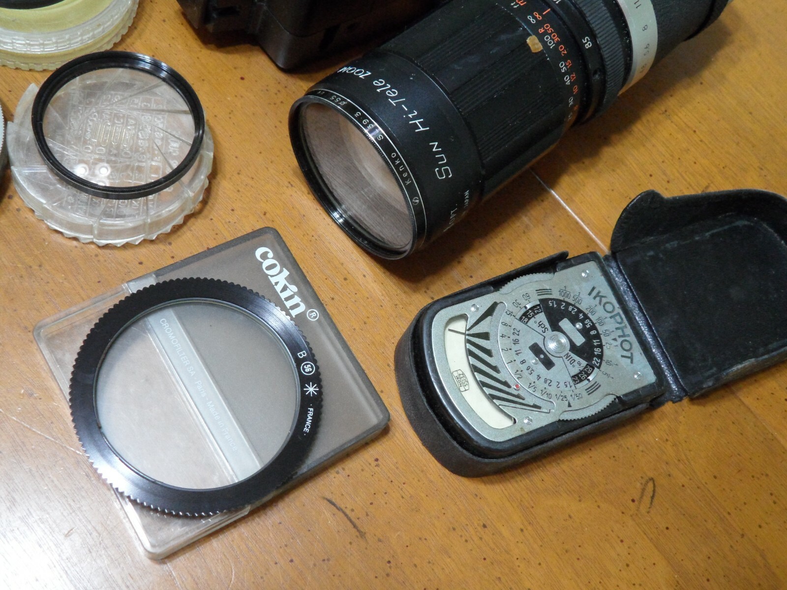 Camera Lot of Miscellaneous Lens Extenders Flash Devices SOLD AS IS Kodak Opteka
