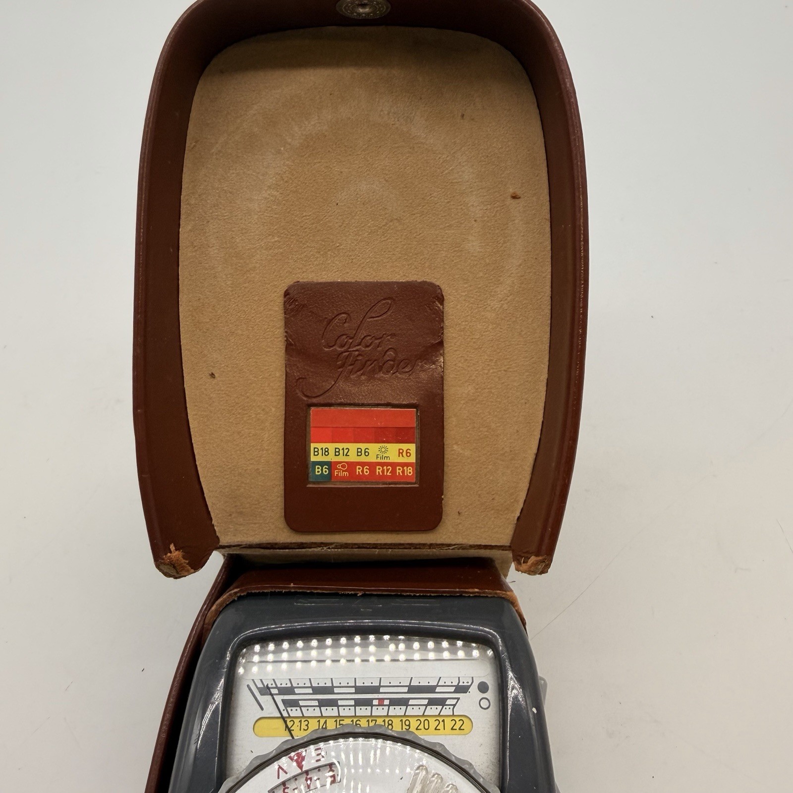 Gossen Lunasix Exposure Light Meter Camera West Germany WORKING + Case