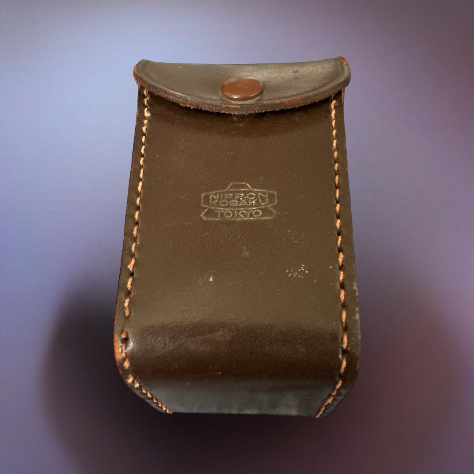 Vintage Nikon Flashbulb Accessory For Early Nikon Cameras Japan in Leather Case