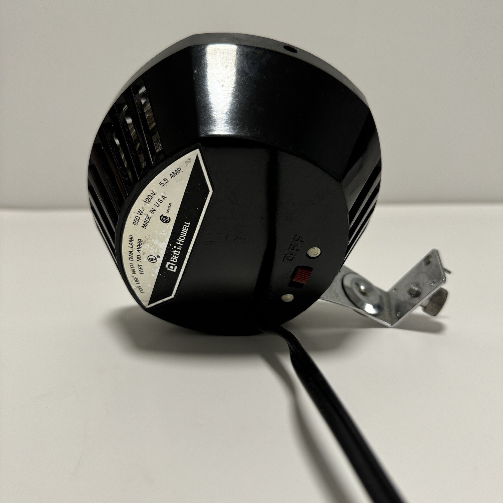 Vintage Bell & Howell DWA Lamp 650W 120V 5.5 Amp Electric Photography 41969