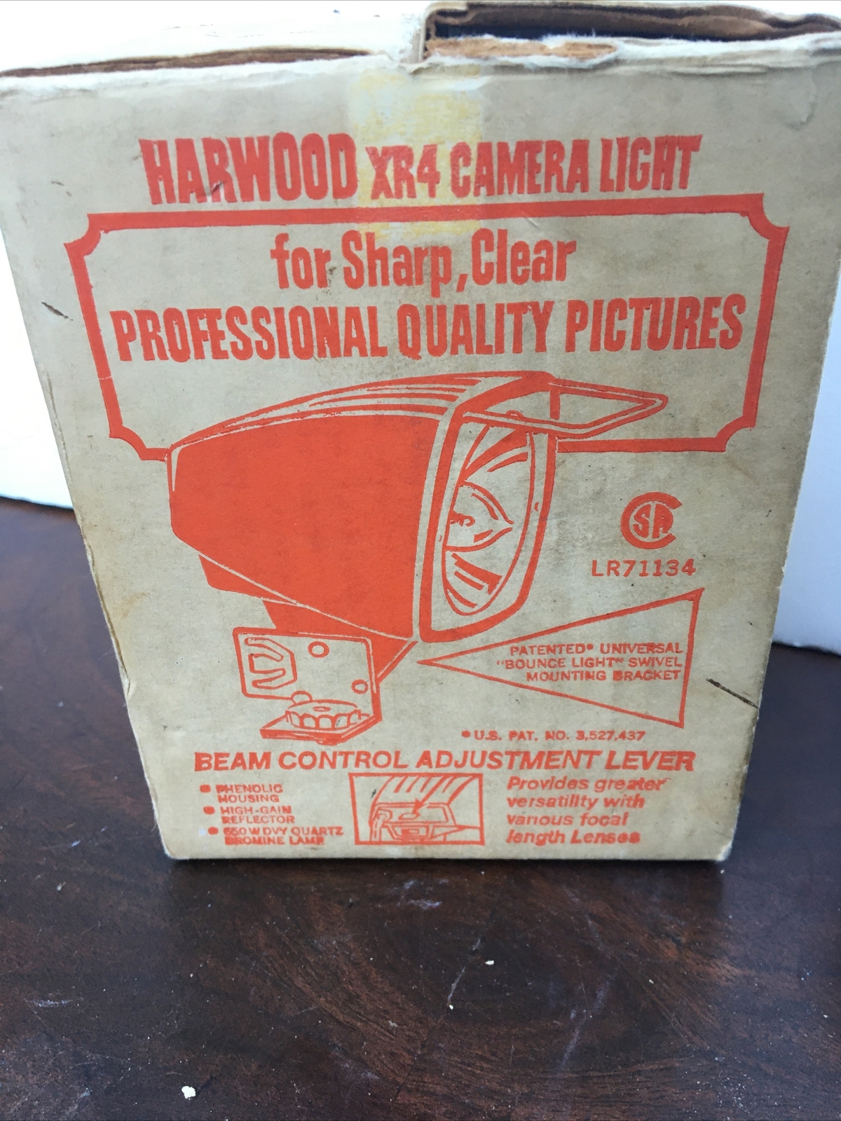 Vintage Harwood XR4 Hi-Intensity Photography Beam Control Light 650w Working