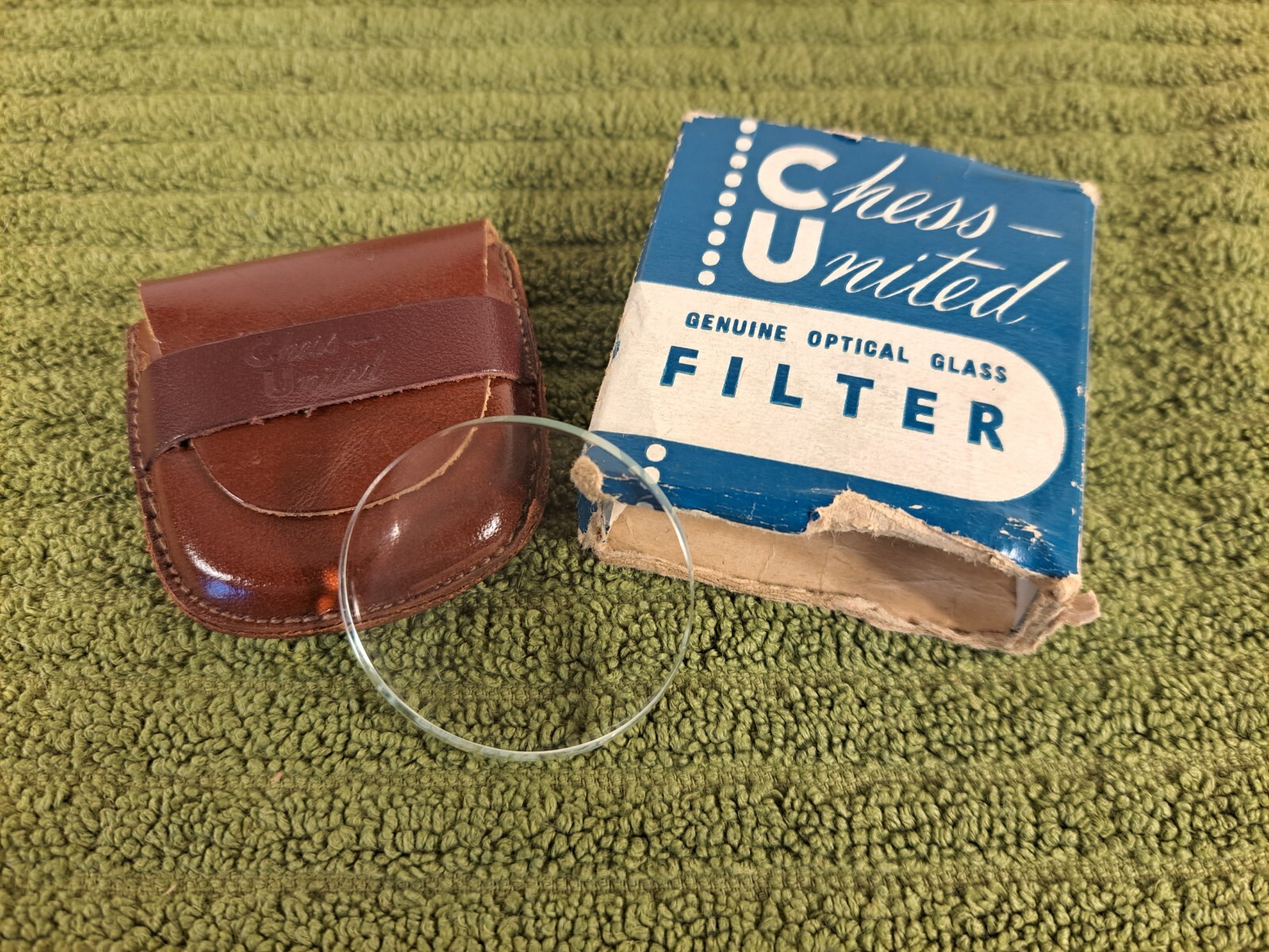 Vintage Chess-United Portrait Lens Filter Series 6 VI w Leather Pouch, Box USA