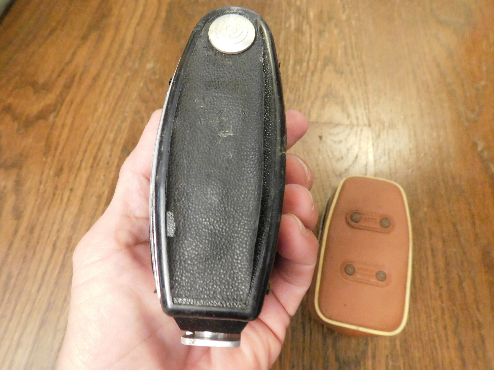 Vtg German Camera Pocket Flashgun Agfa Agfalux 6075 w/ Case TLC Not Tested Worn