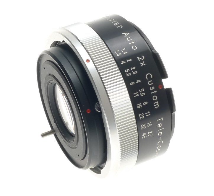 Vivitar auto 2x custom tele-converter model 2x-18 for zeiss icarex camera lens