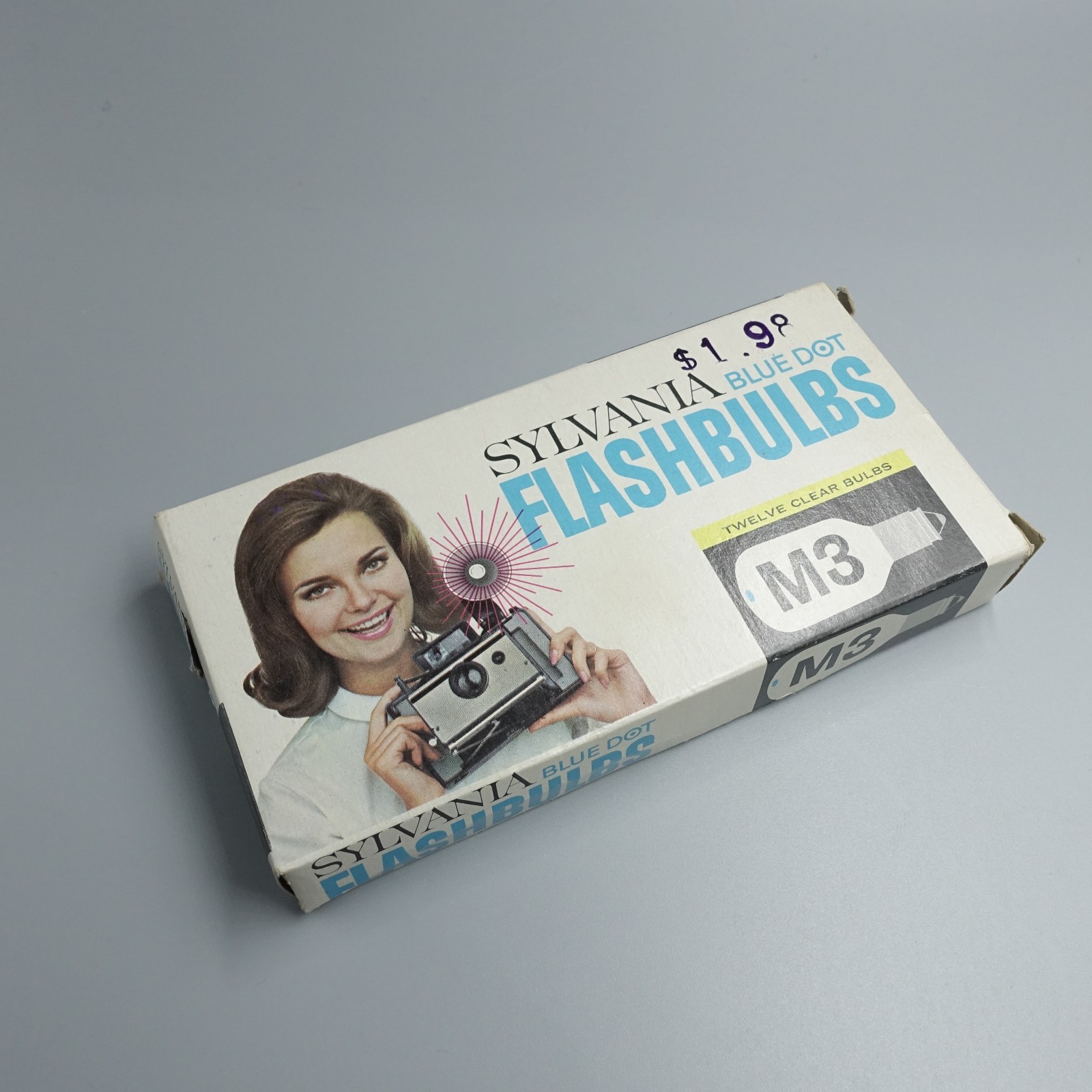 Sylvania Blue Dot Flash Bubs M3 socket – package of 12