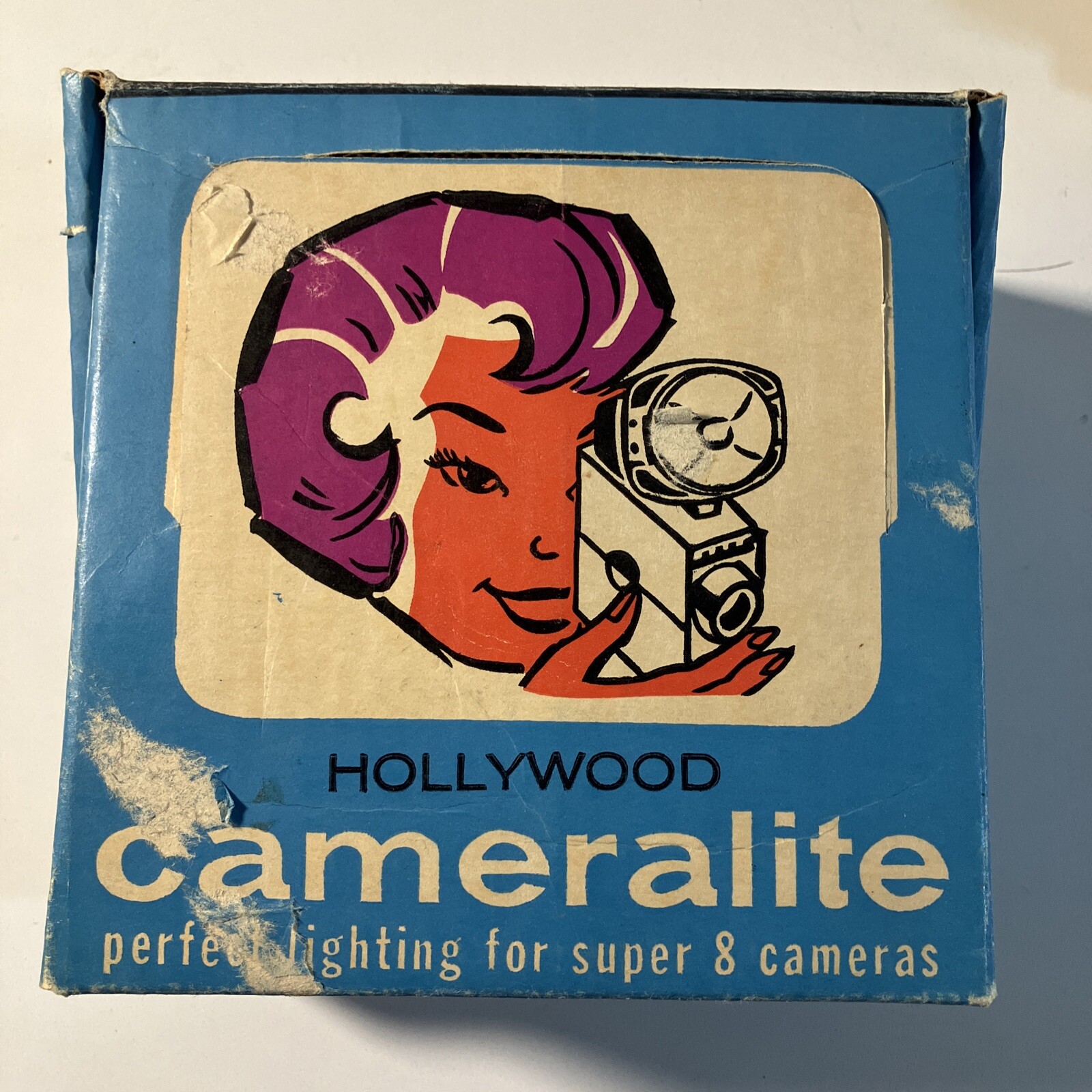 Hollywood Cameralite Top Mount Light For Super 8 Cameras Brand New In The Box