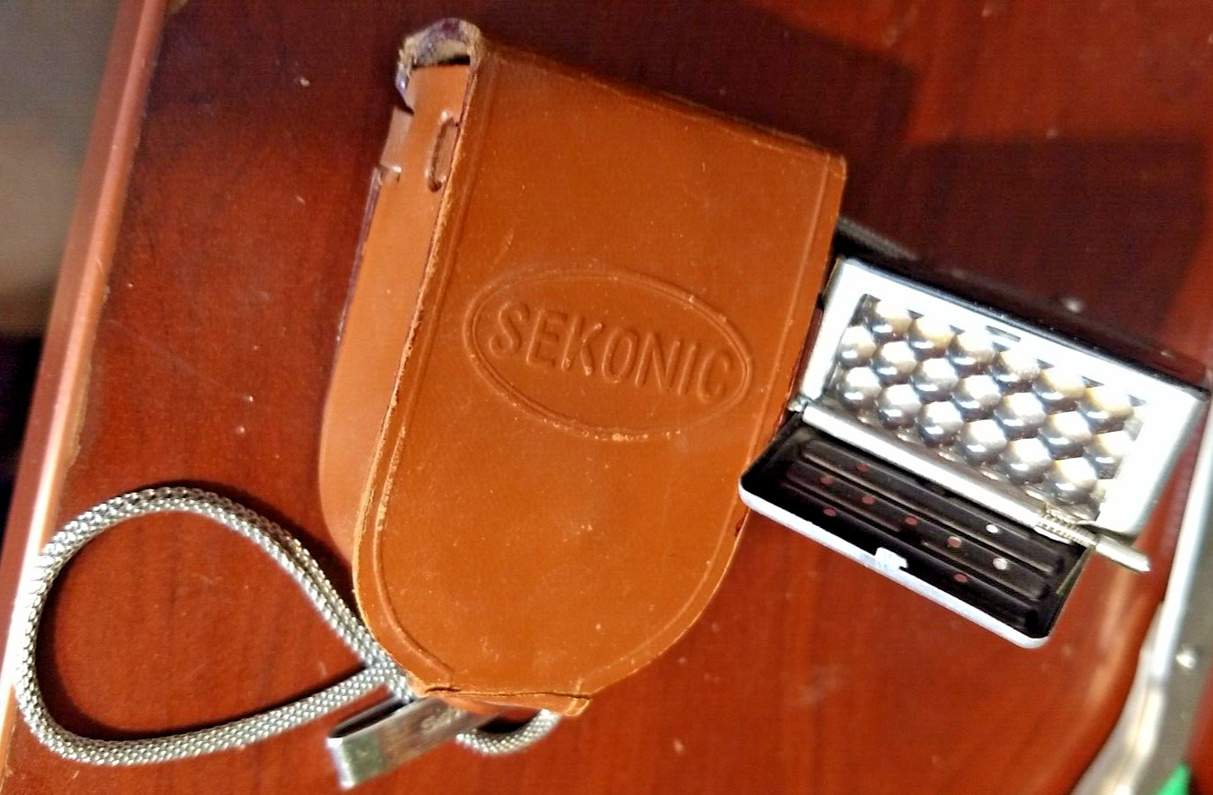 Vintage Sekonic LEADER L-6 L-VI Photography Light Meter Classic Design with Case