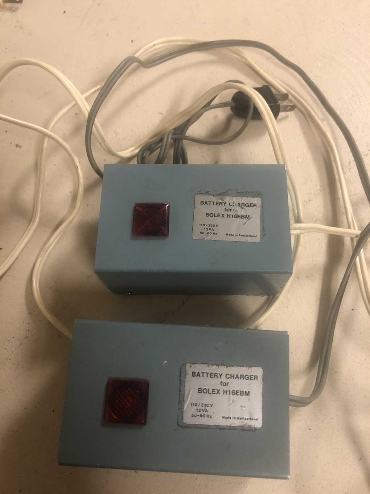 Bolex Charger Lot For Bolex H16 Reflex camera EBM camera As Is