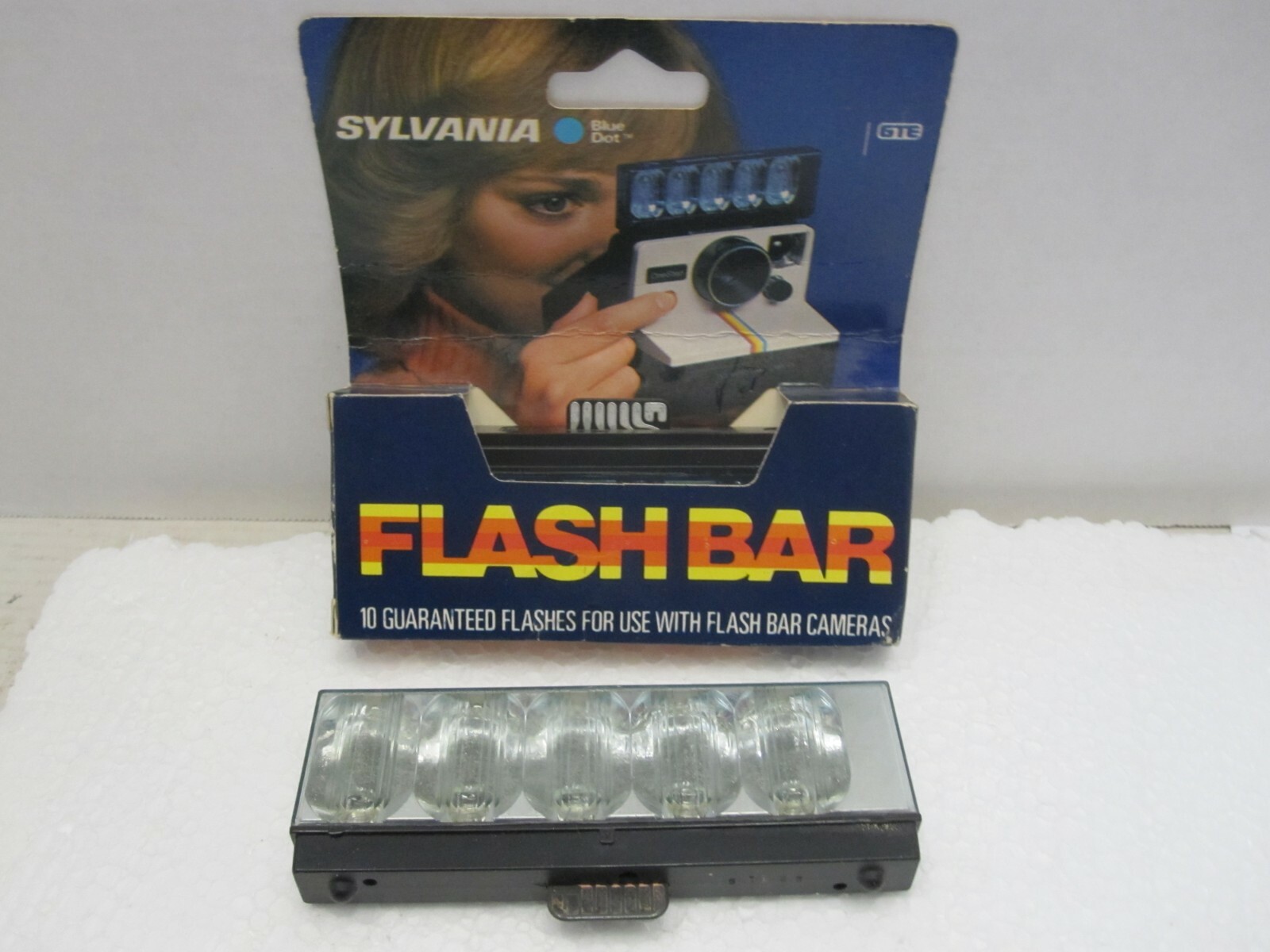 Sylvania Blue Dot FLASH BAR 10 Flashes & GE FLASH BAR II 9 Flashes
