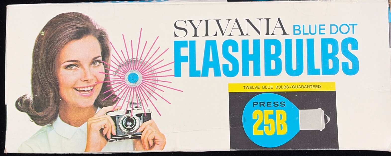 Vintage Lot Of 25B & 5B Flashbulbs – Unused In Original Packing – + Walz Filter