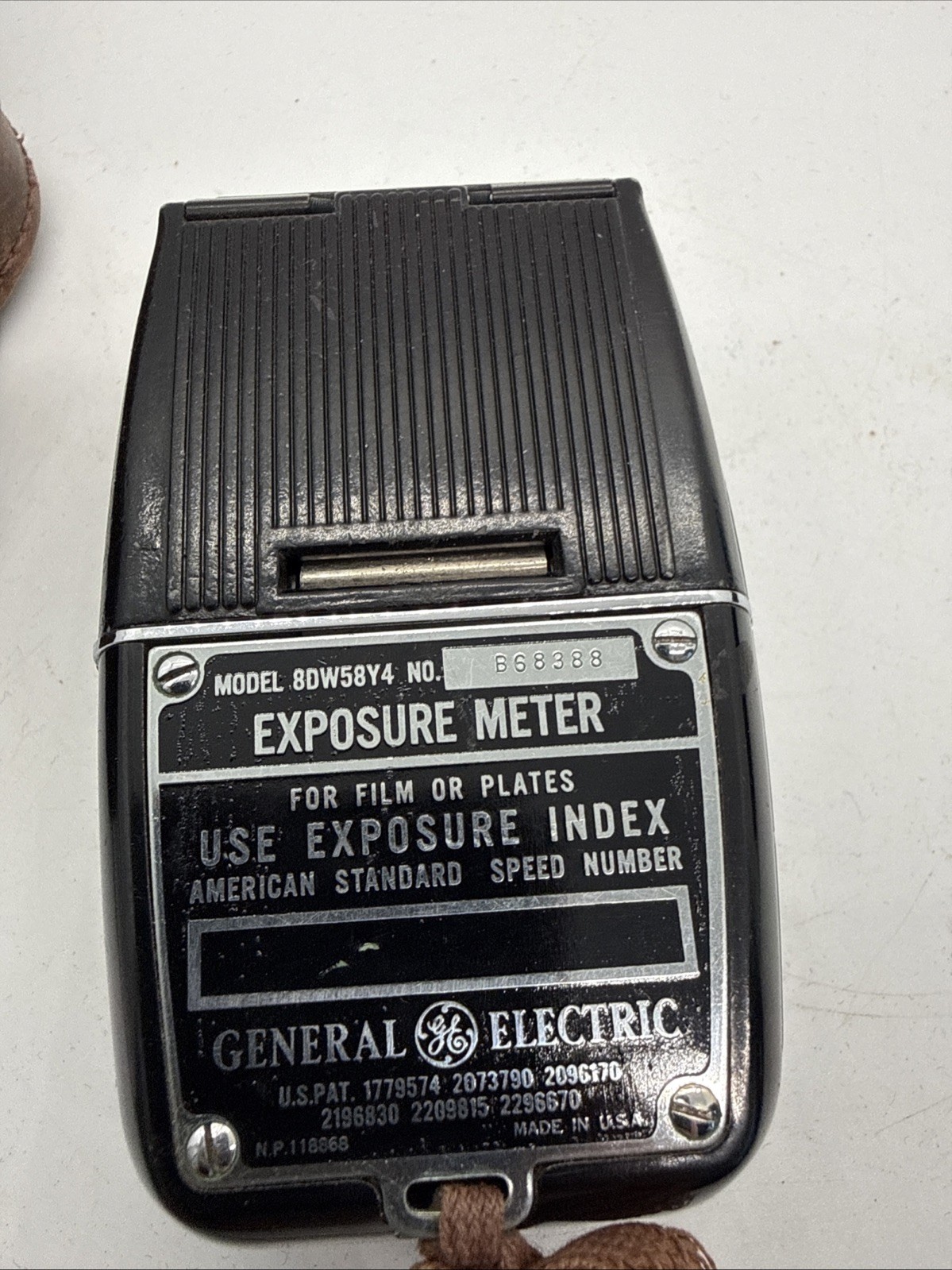 Vintage General Electric Exposure Meter 8DW58Y4 Light Values Photography A16