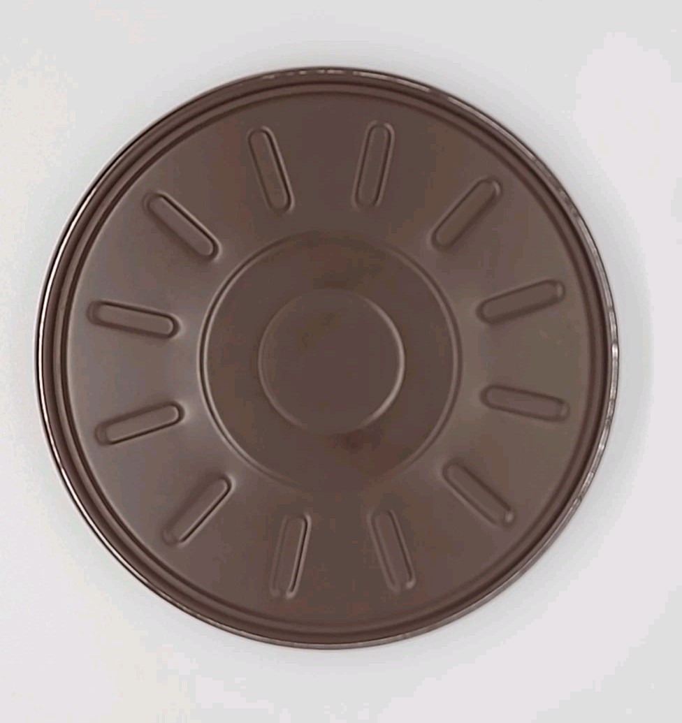 7″ GOLDBERG BROTHERS Brown Metal Reel & Canister for Standard 8mm Film Kodak