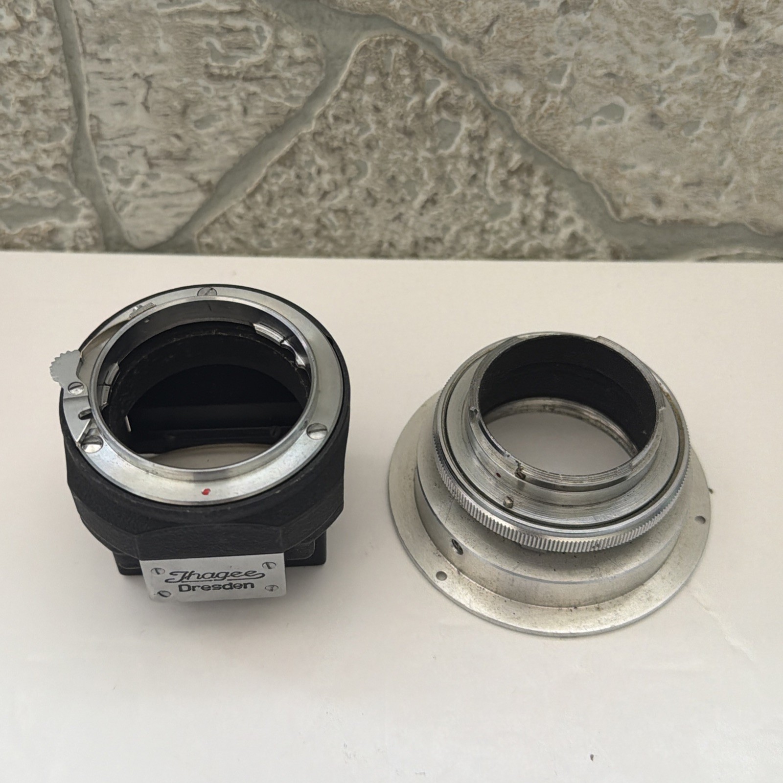 Vtg Exakta Ihagee Camera Magnifying Lens Adapter Viewfinder Dresden Rare Germany