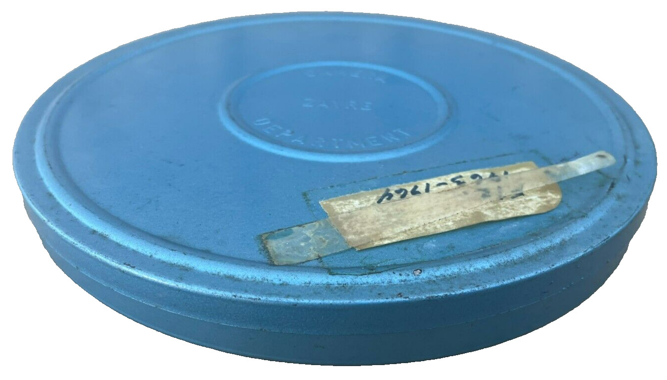 Vintage Flz 1963-1964, Movie Film Reel Case Metal Camera Zayre Deparment
