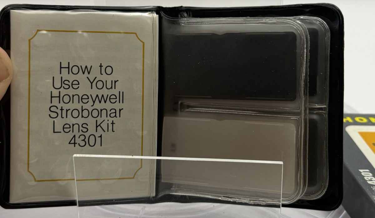 NOS Honeywell Strobonar Lens Kit 4301 for 310/330 Flash – Vintage New in Case