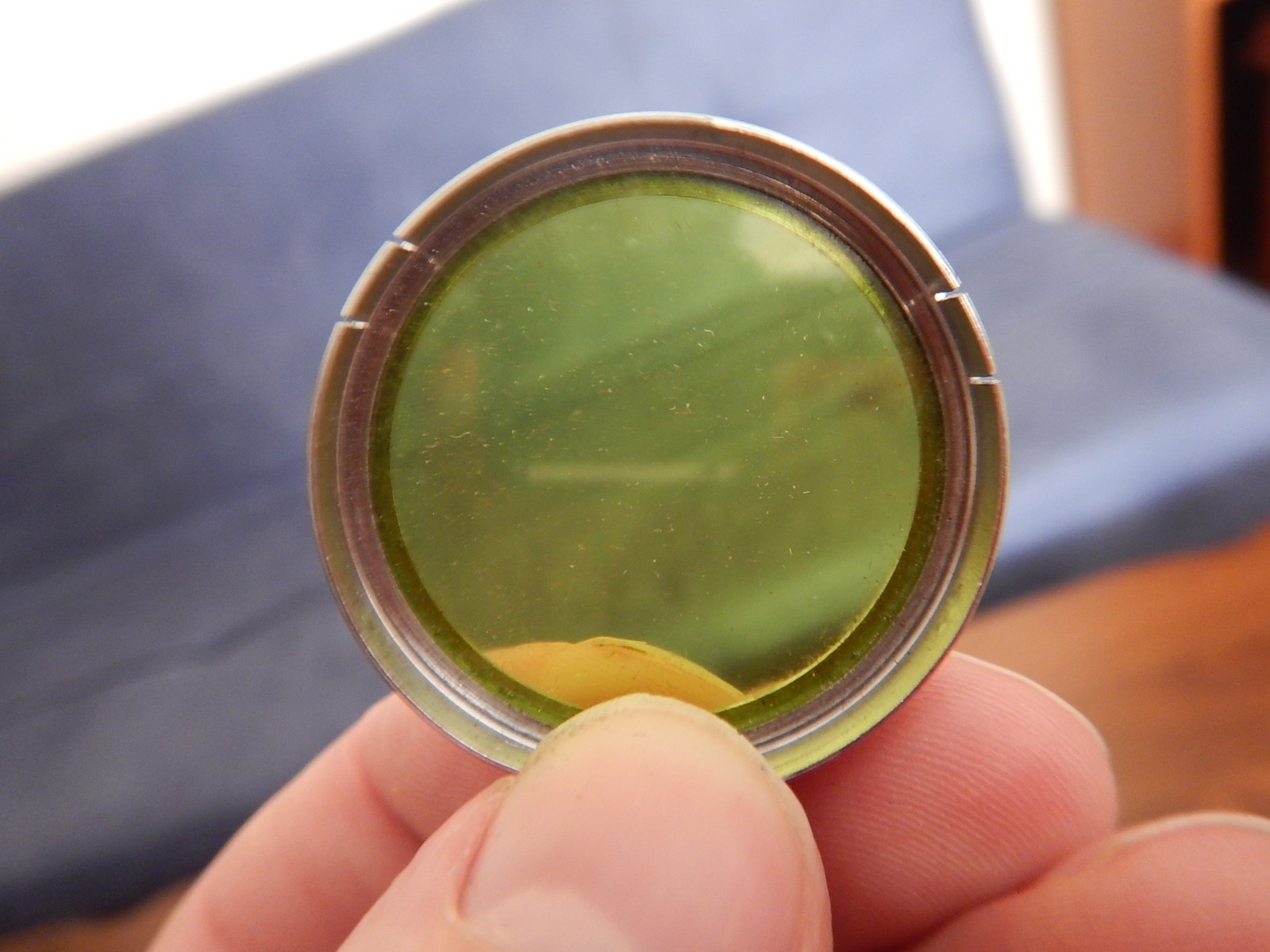 CENEIPLAN Gelbgrünfilter FILTER GELB – GRÜN 34mm A34 Steckfassung PUSH ON