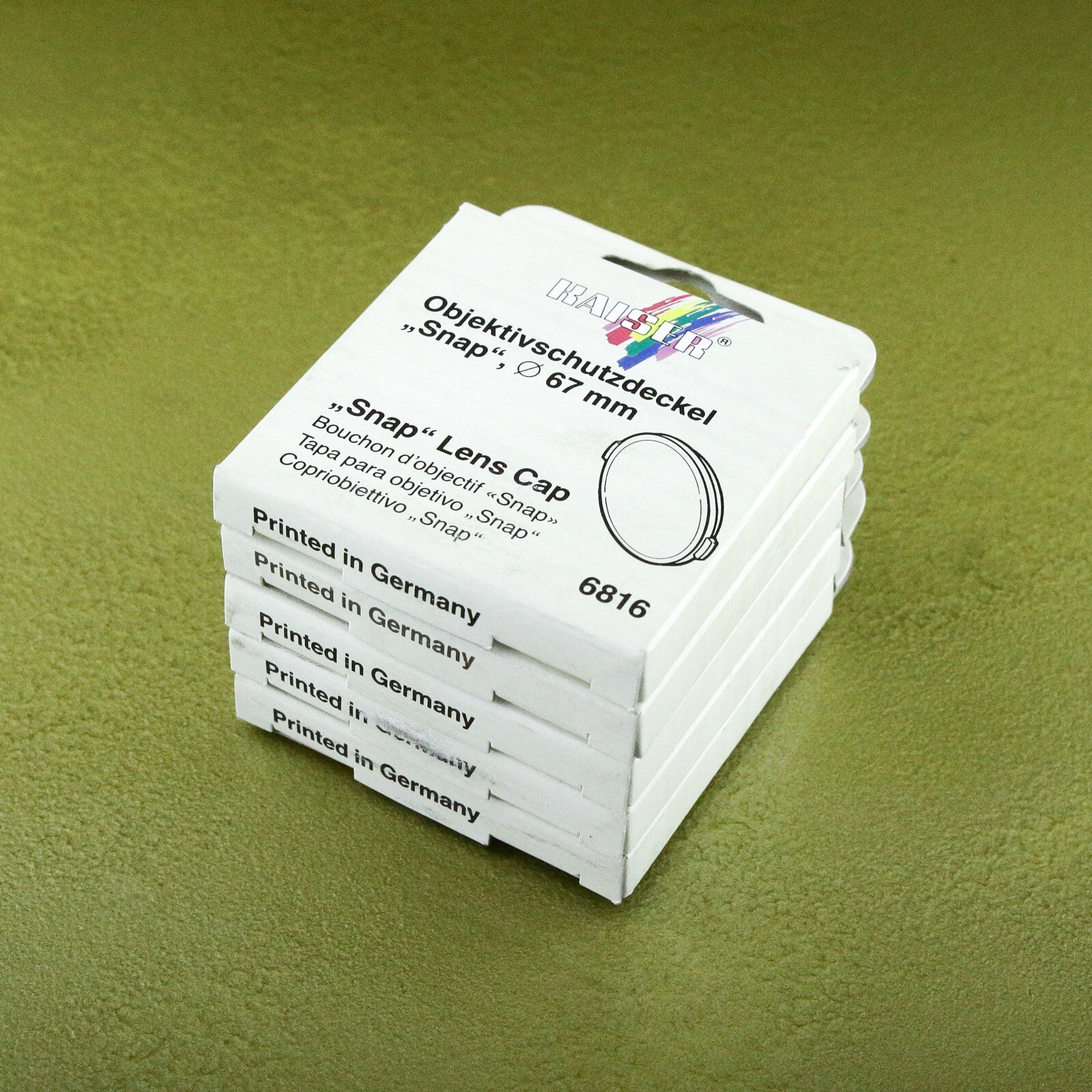 67 mm 5x KAISER SNAP LENS CAP (push on) NOS / MINT Germany 6816 bouchon ☆☆☆☆☆