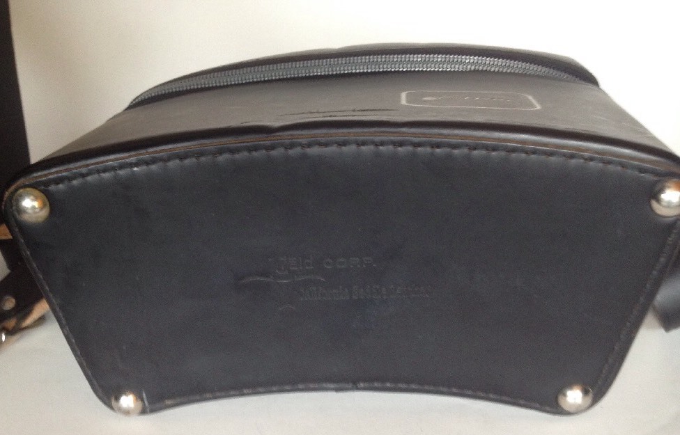 Vintage Fotron Leather Carrying Case For Camera Plus Misc