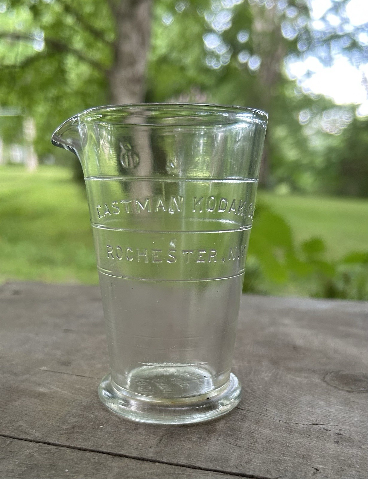 Vintage Eastman Kodak Co. Photographic Glass Beaker 4 oz