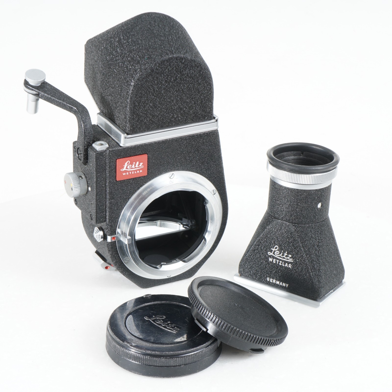 :[MINT-] Leica VISOFLEX III Reflex Housing w/ 90º Prism & Chimney Finder