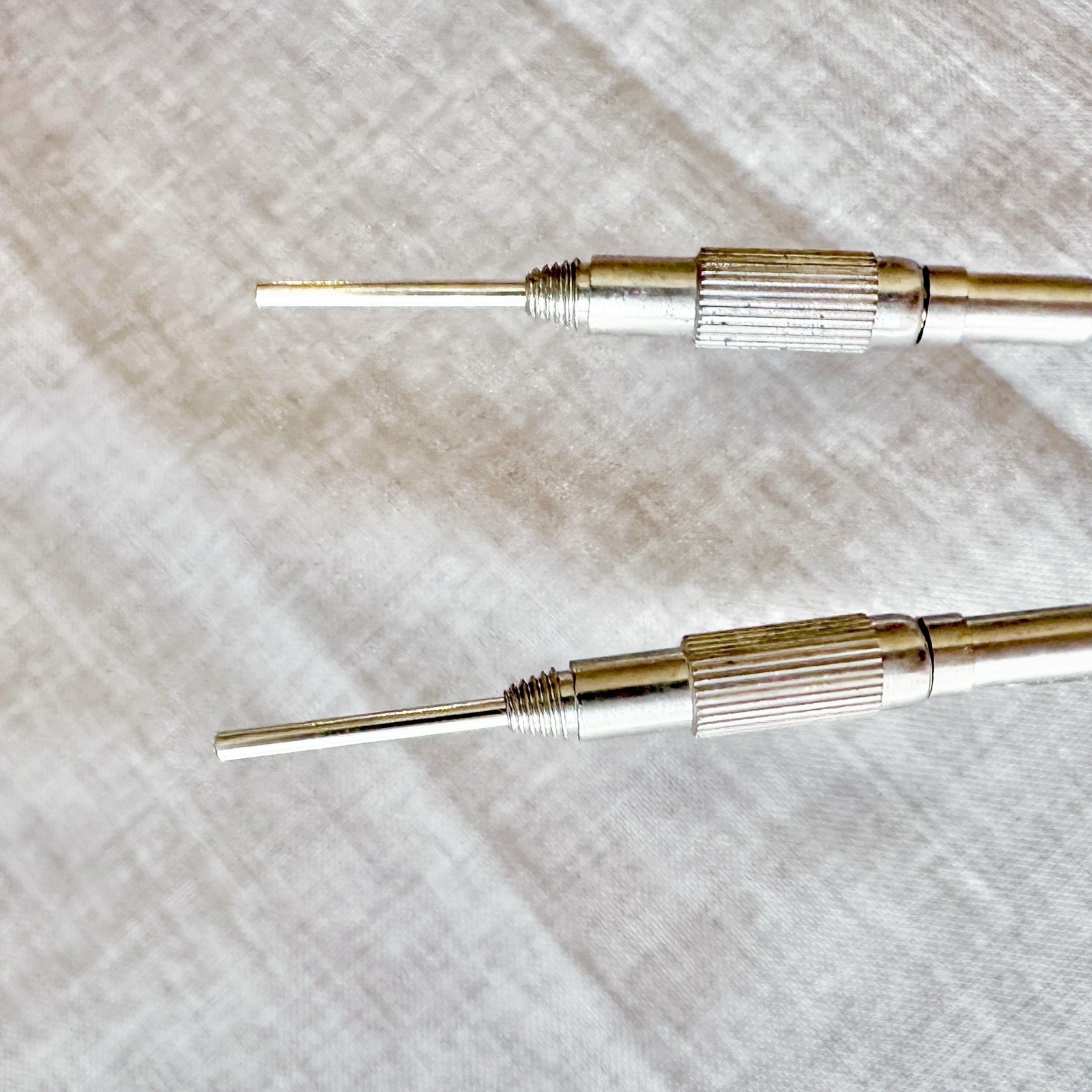 2x Vintage 14.5” Inch Shutter Release Cables for 35mm Film Camera Metal Spring