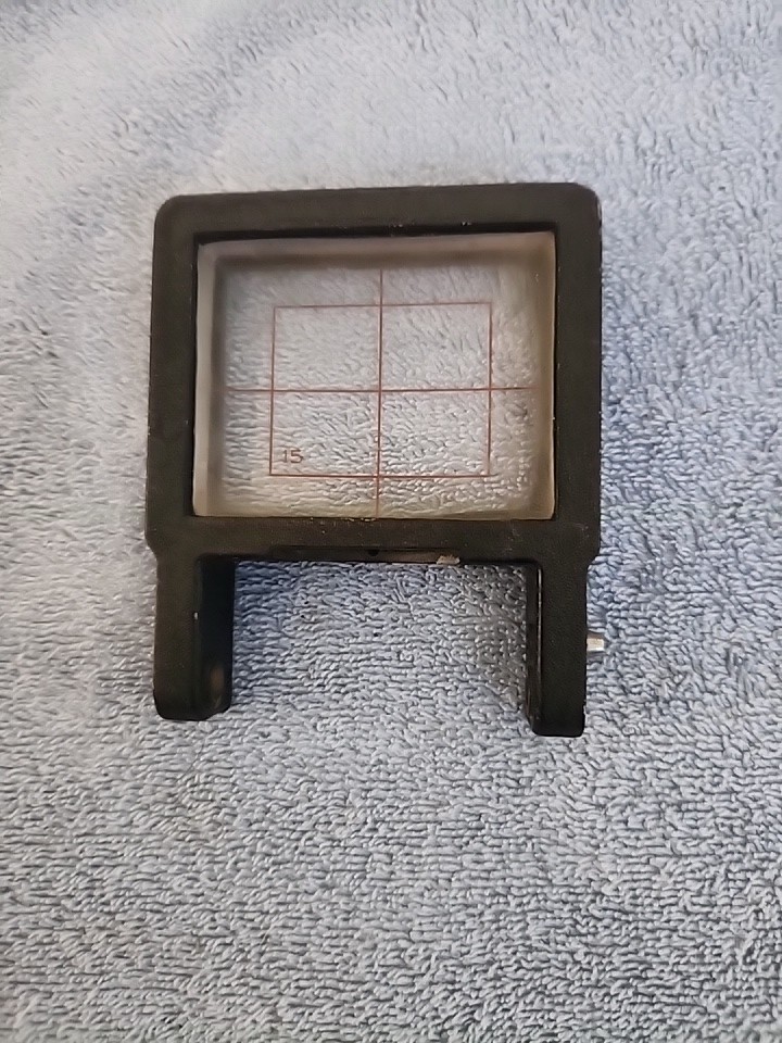VINTAGE CAMERA PART? CROSS HAIR LENS?