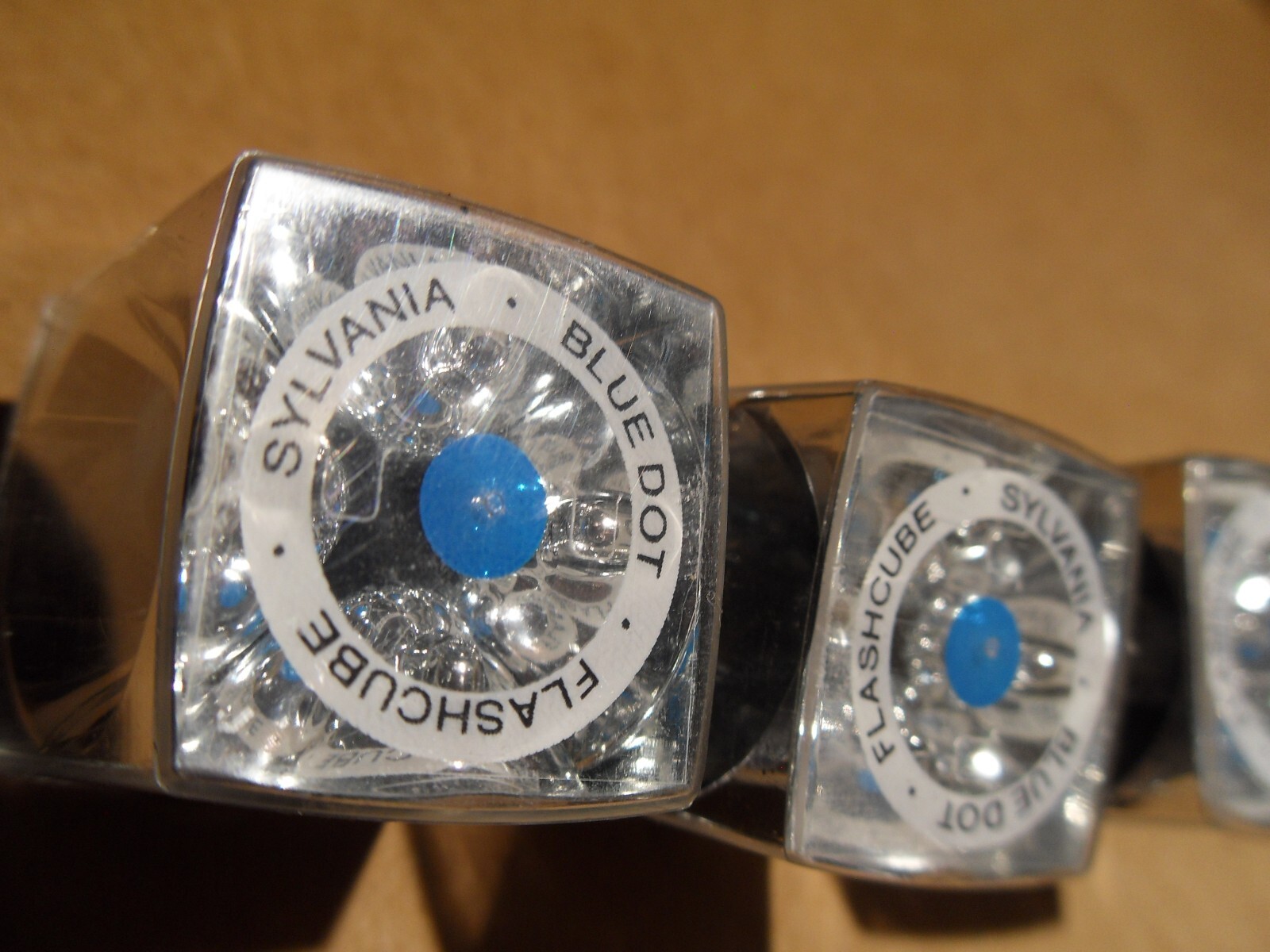 Sylvania Blue Dot Flashcubes Camera Flash Cubes 3 Pack 12 Flashes NEW OLD STOCK