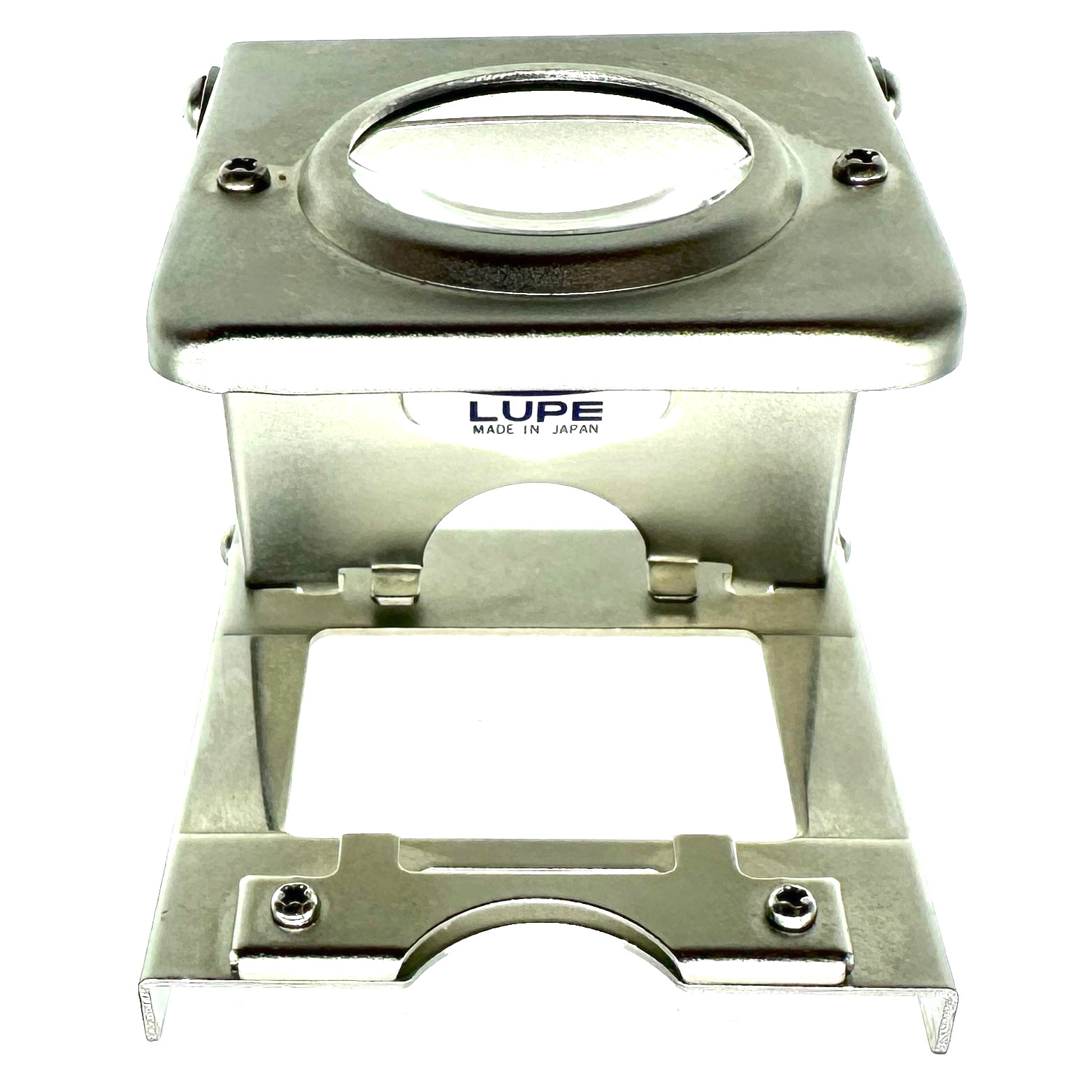 LPL NEGA LUPE Metal Folding Loupe for 35mm Negatives with Pouch Near Mint+