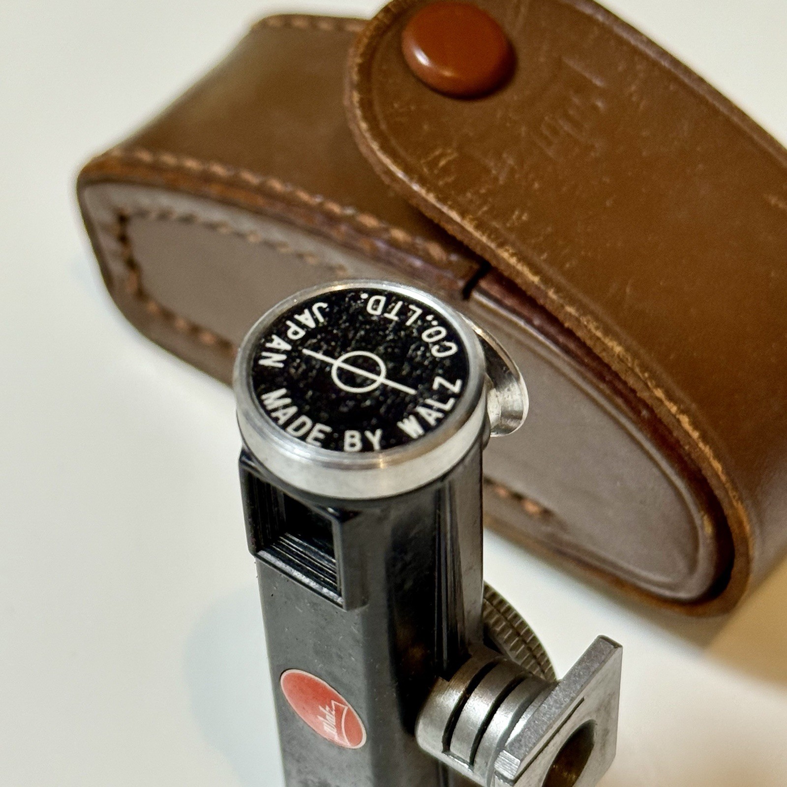 Vintage Walz Japan Camera Range Finder Accessory with Leather Case from JAPAN