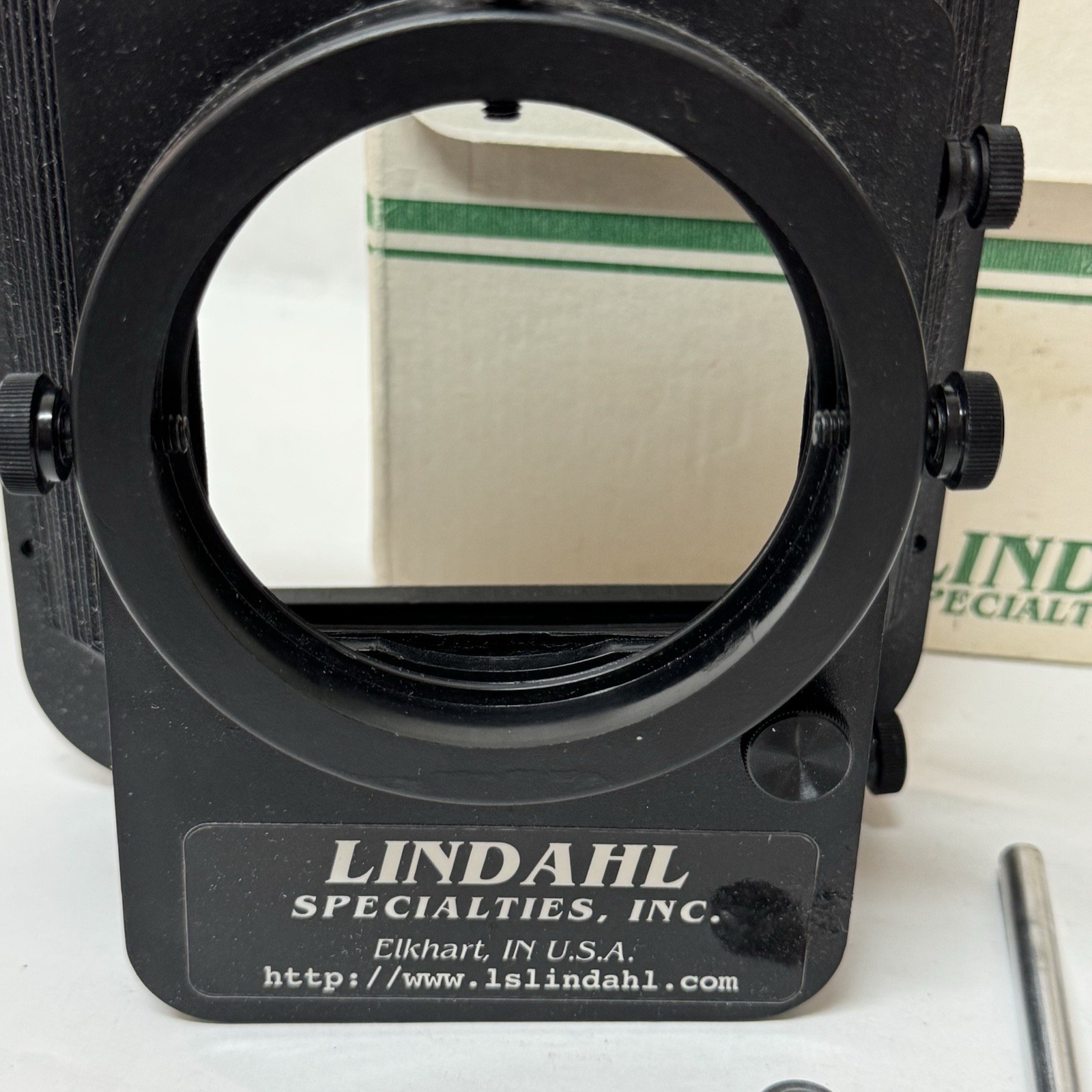Vintage NIB Lindahl Specialties Bellows Attachment Large Format Camera Lens USA