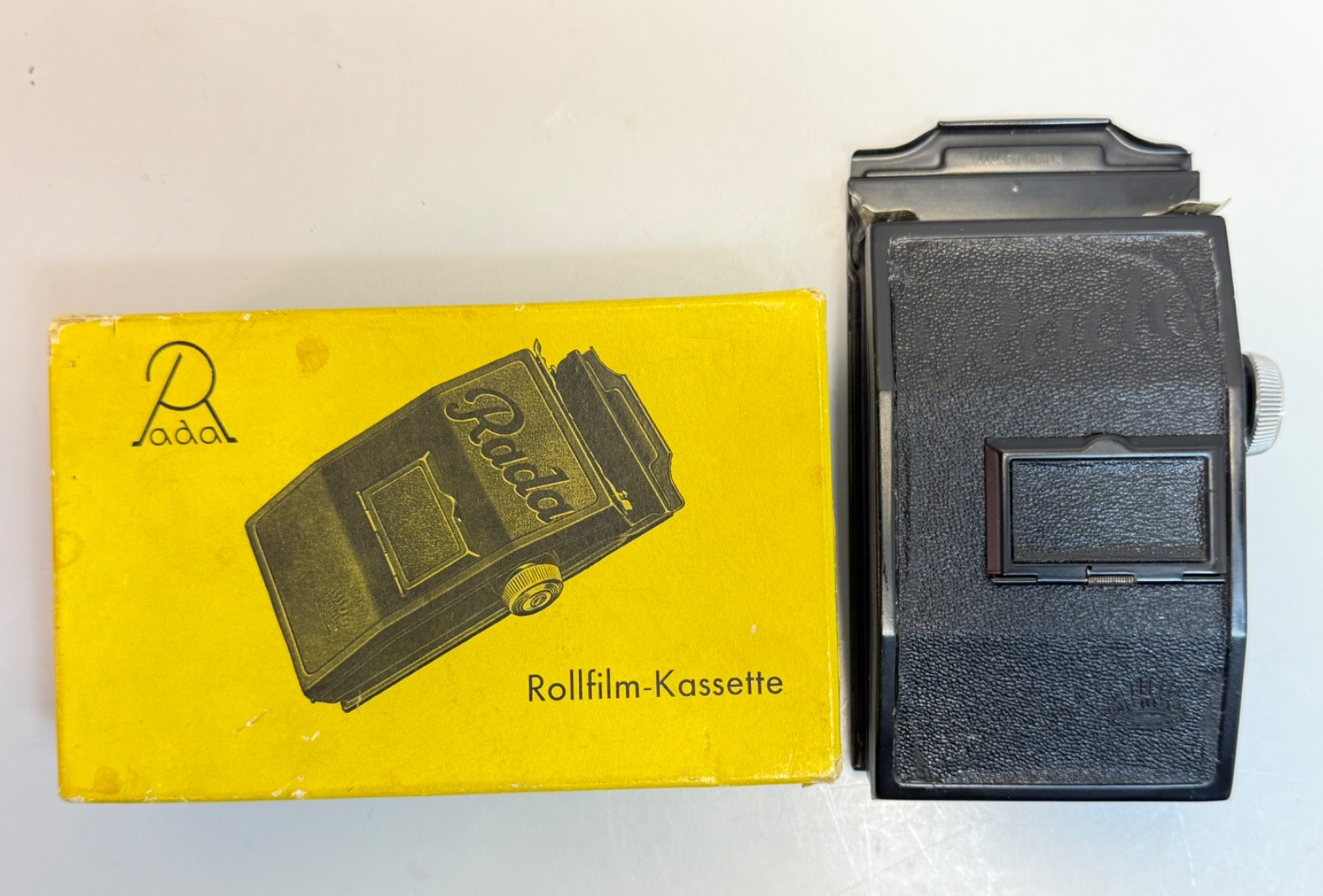 Vintage Plaubel Rada 120 Rollfilm Cassette for 6.5×9 Plate Film Back Camera