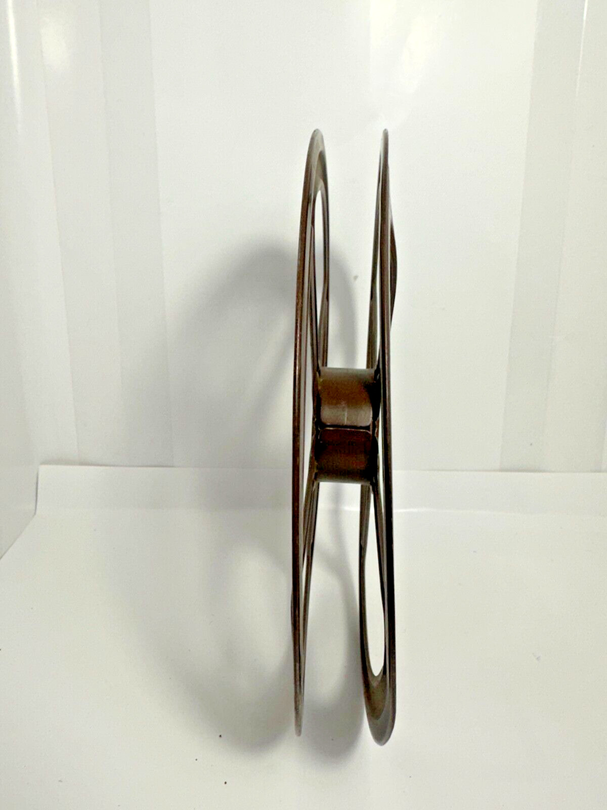 Vintage Metal 16mm Motion Picture Film Projector Empty 7″ Take-Up Reel 400′ (#4)