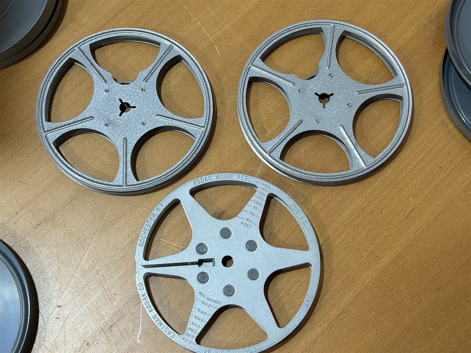 3 BRUMBERGER CO. INC BROOKYLN 5 INCH TAKE UP REELS